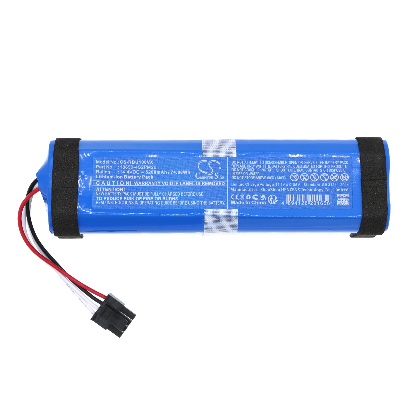 Batteri till Vakuum för Robzone Duoro ULTIMATE-P, Duoro X-Max Profi m.fl.
