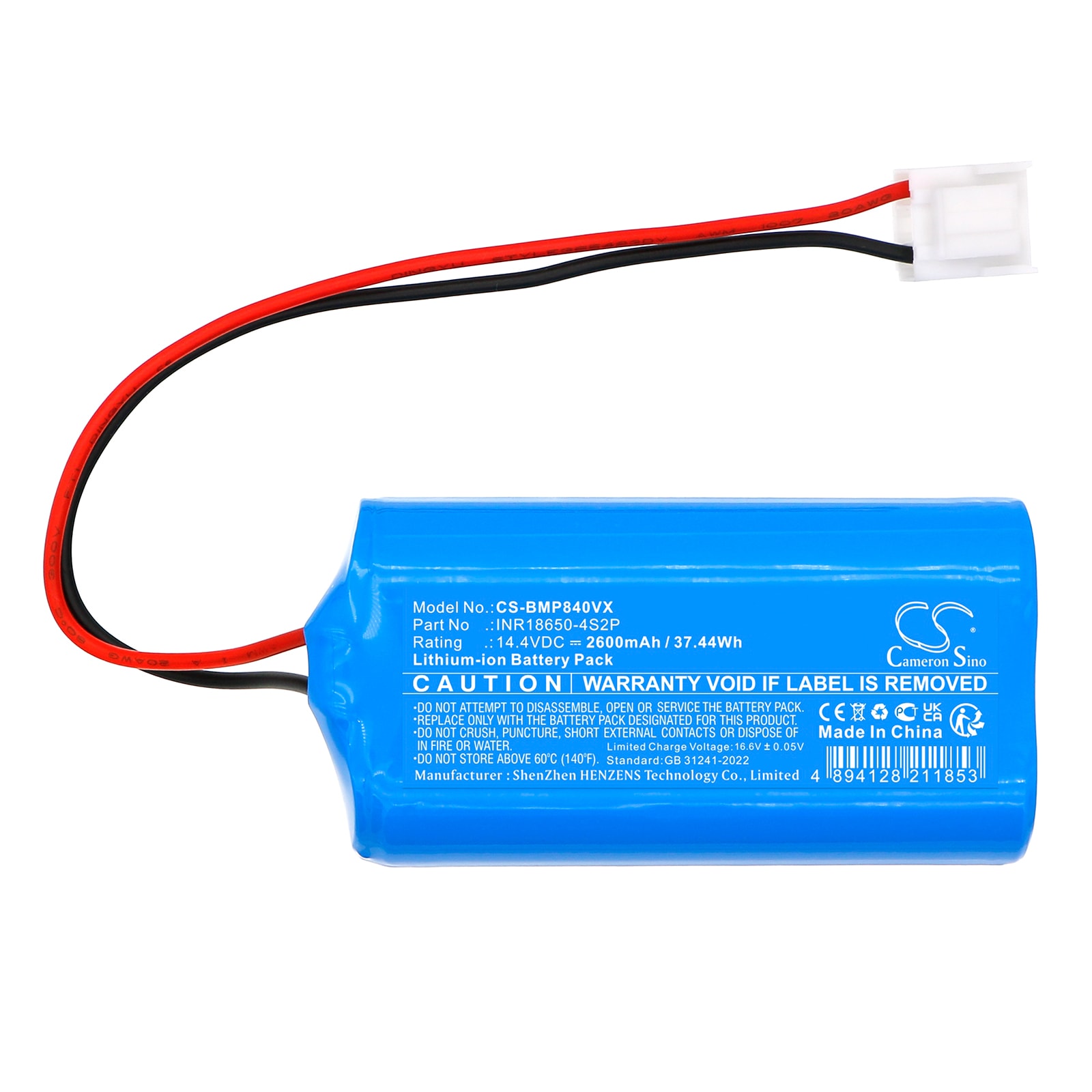 Batteri till Vakuum för BOBOT MOP8100, MOP8400