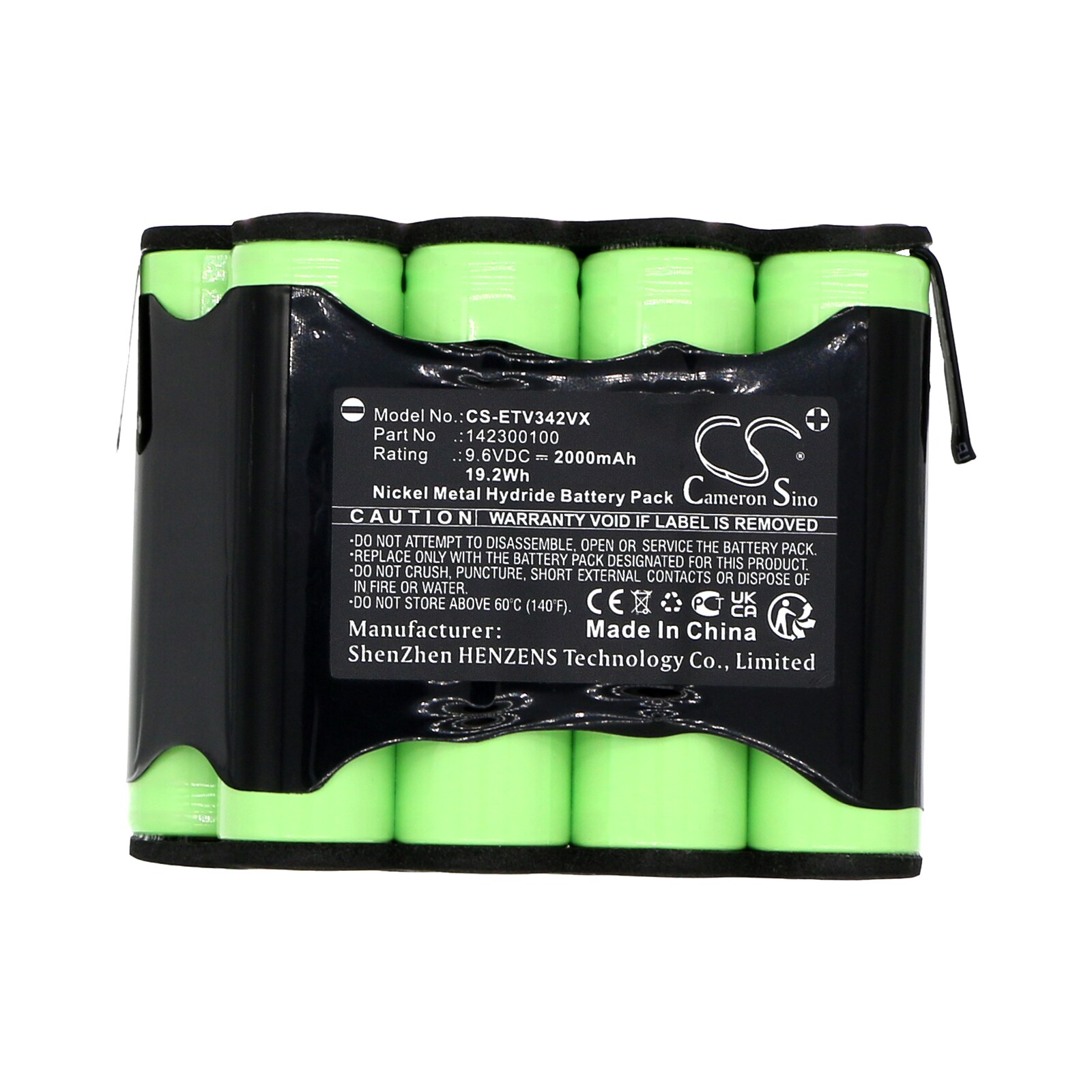 Batteri till Vakuum för ETA 1423900000, 1423 Verto II, 1423 900000