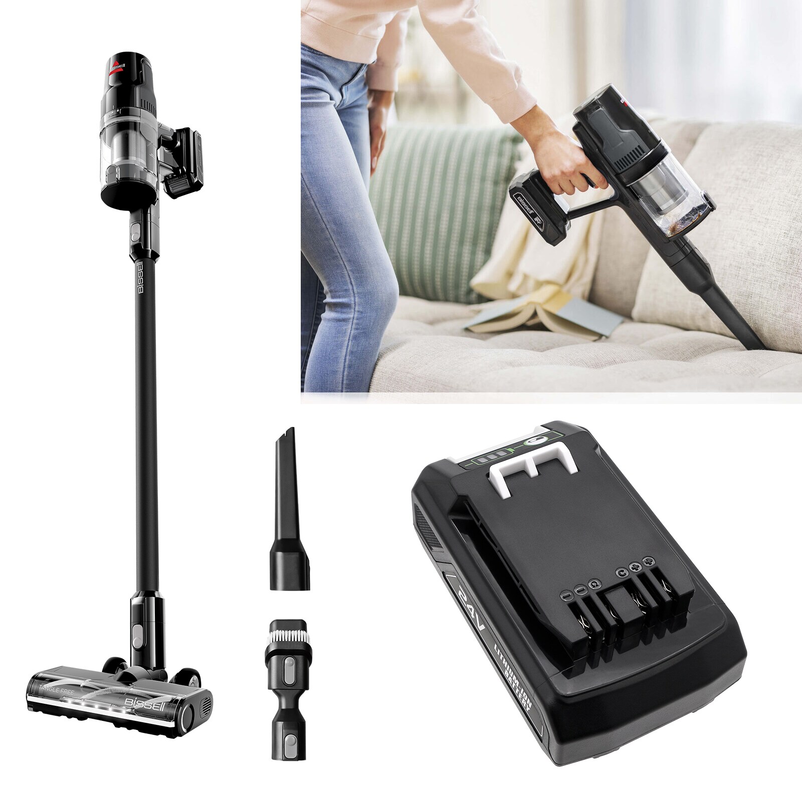 Batteri till Vakuum för Bissell 3789, 3789U, 3789X m.fl.