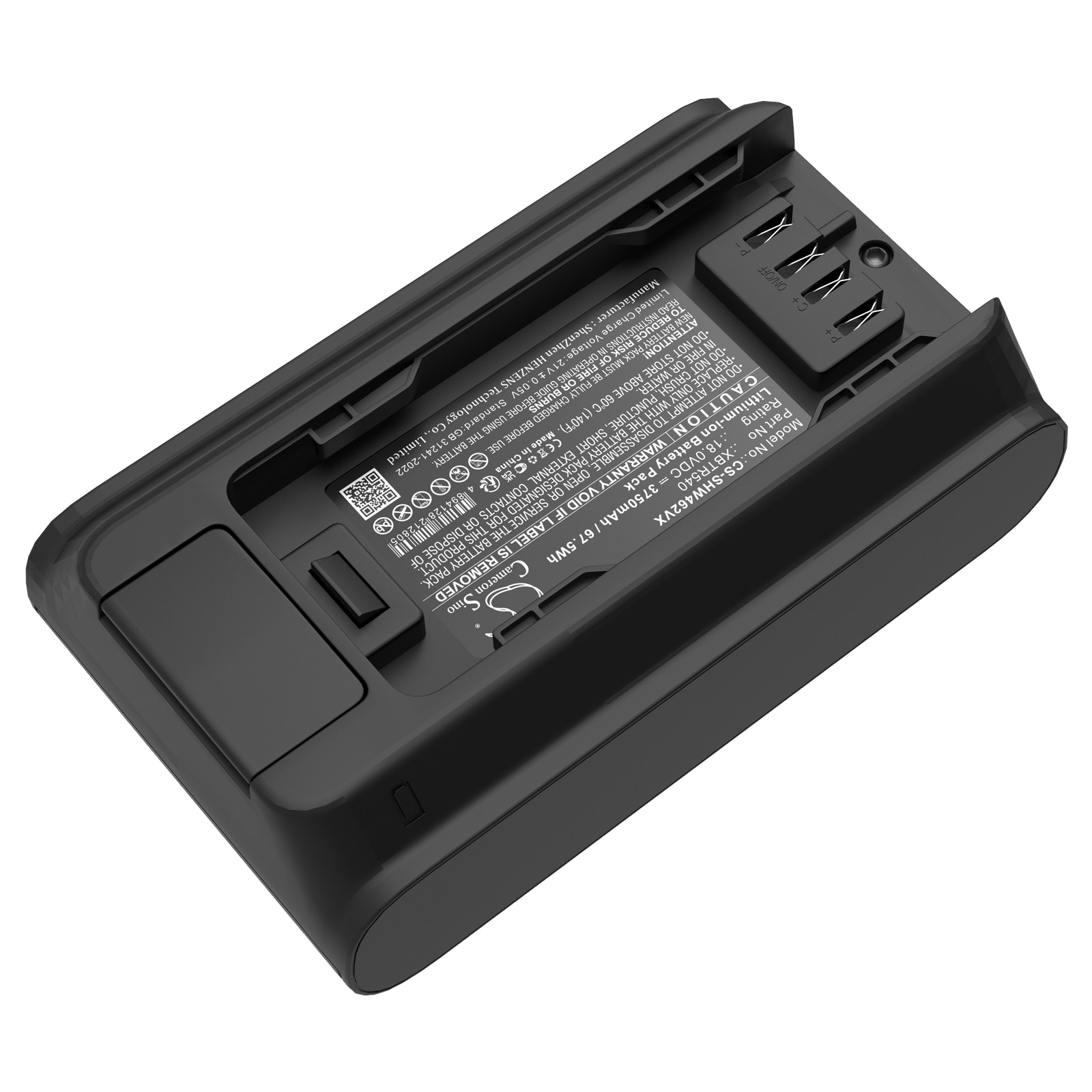 Batteri till Vakuum för Shark IW4624, IW4625
