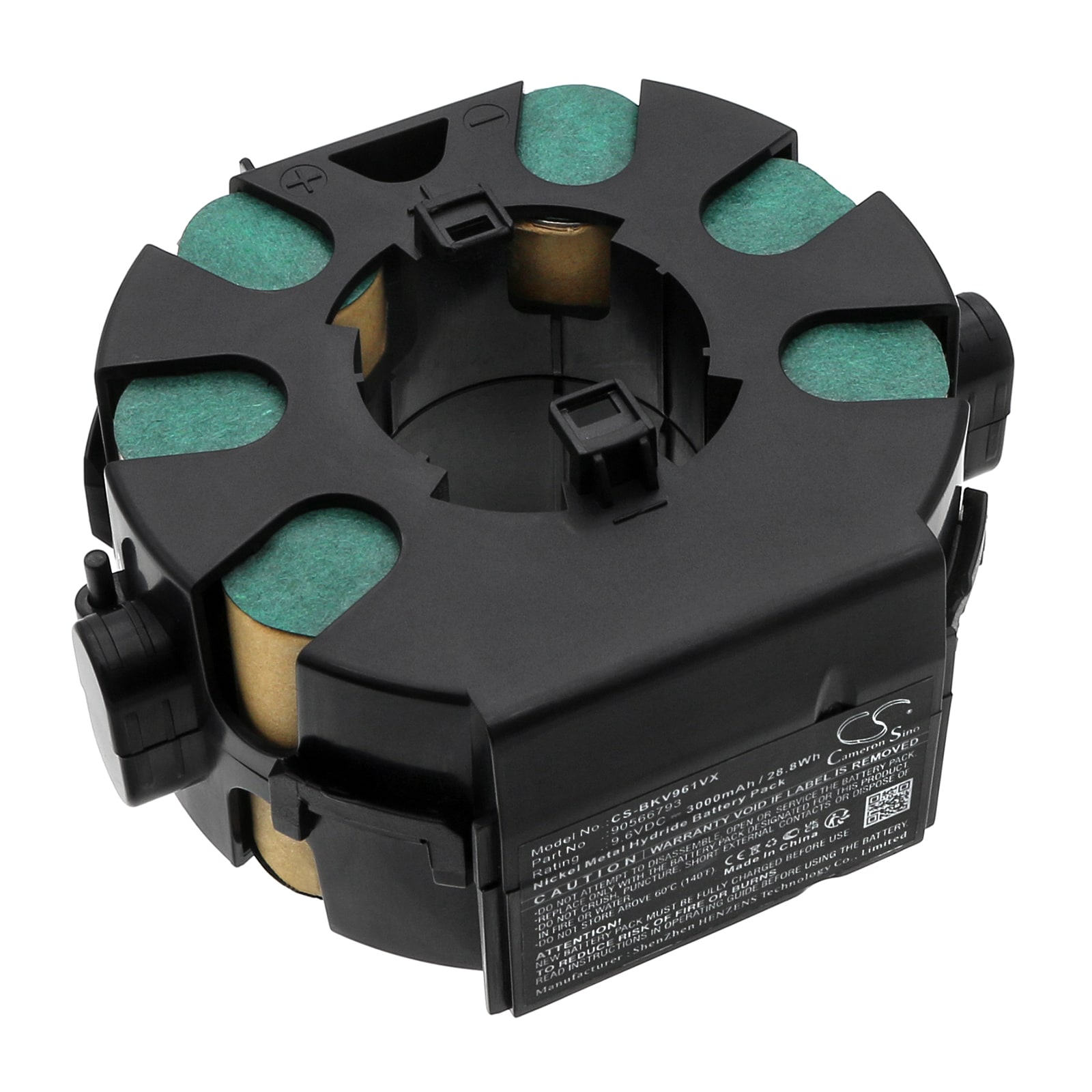 Batteri till Vakuum för Black&Decker DV9610N, WD9610, DV9610AN m.fl.