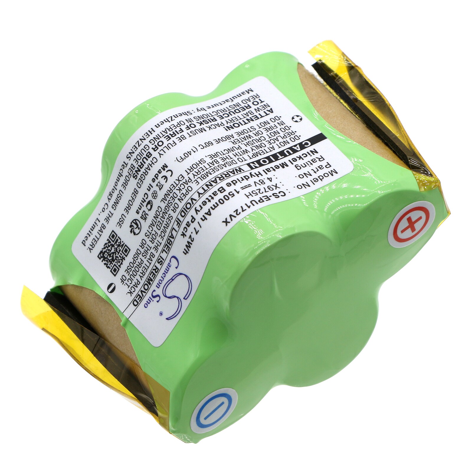 Batteri till Vakuum för Euro Pro Shark V1720, Shark V1725, Shark V1725H