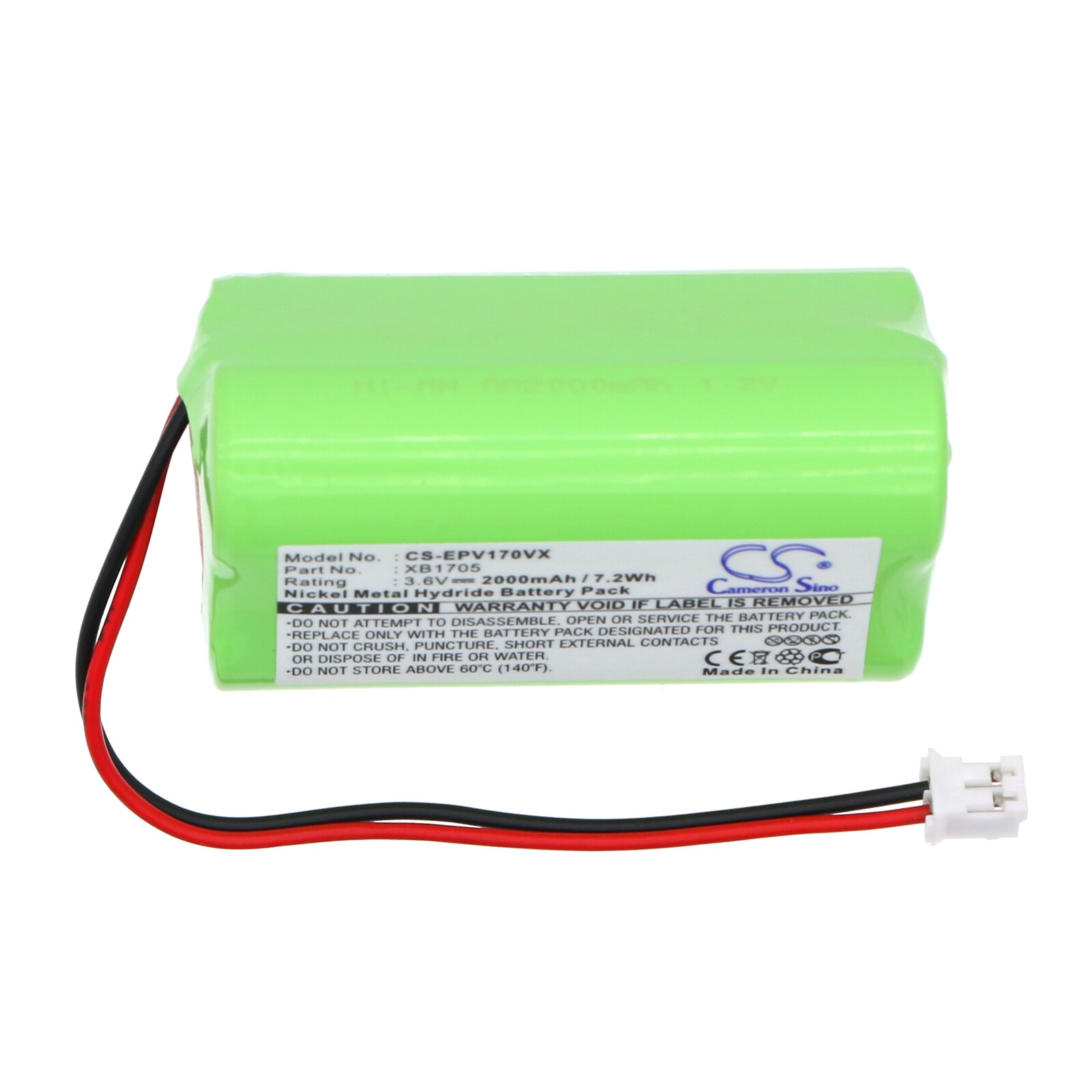 Batteri till Vakuum för Euro Pro Shark V1705, Shark V1705i