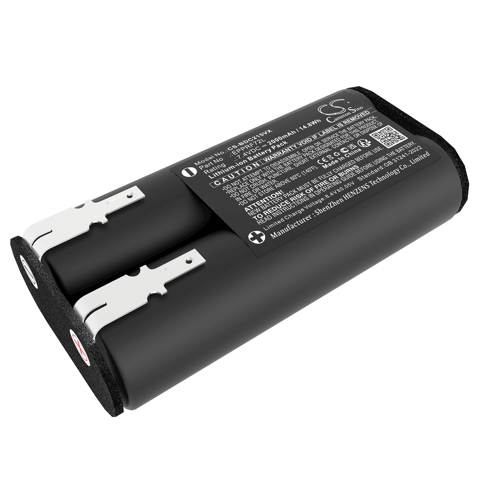 Batteri till Vakuum för Black+Decker BDCD8GPA-QW, G9L72+, HNVC215B m.fl.