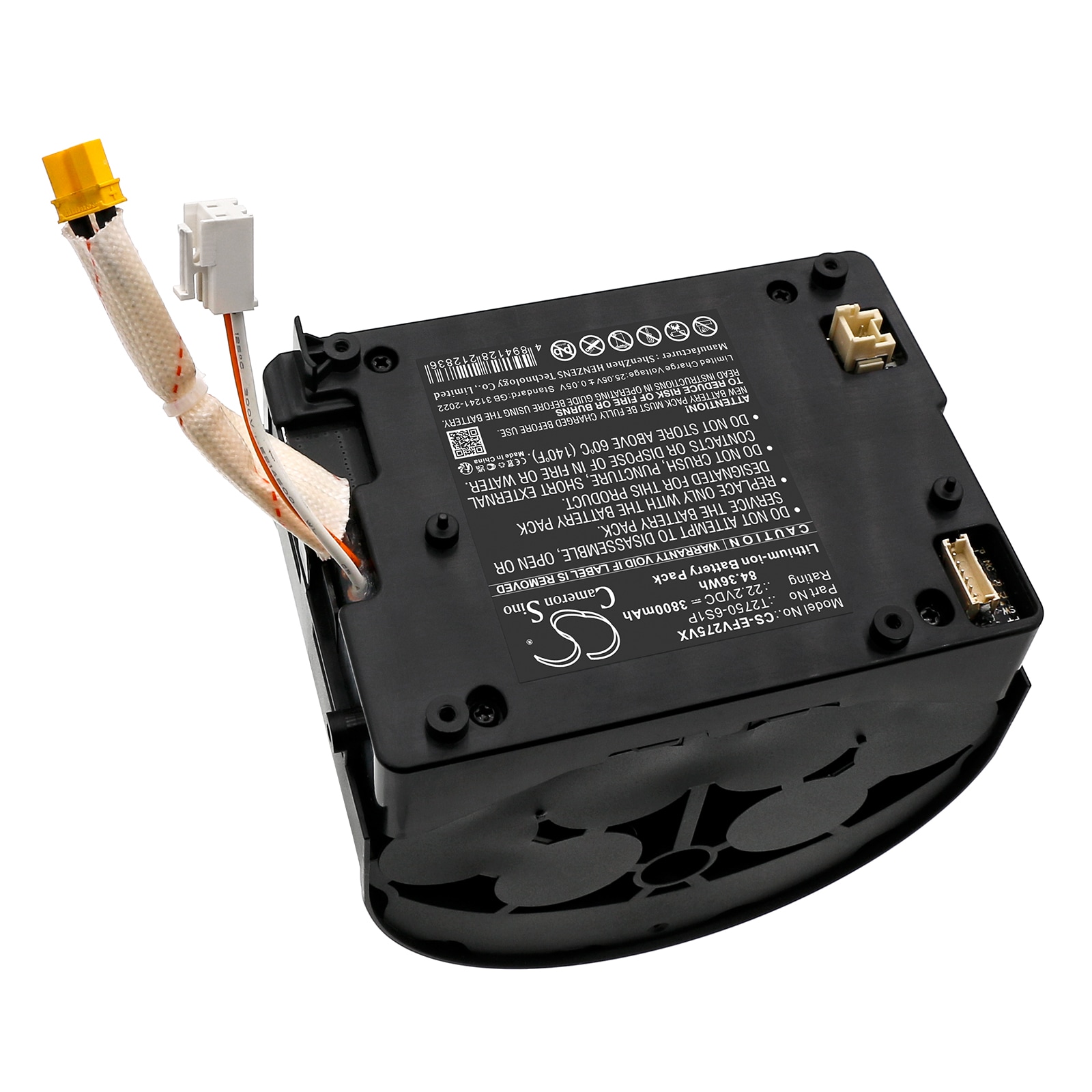 Batteri till Vakuum för Eufy Mach V1 T2750 Wet & Dry, T2750G11