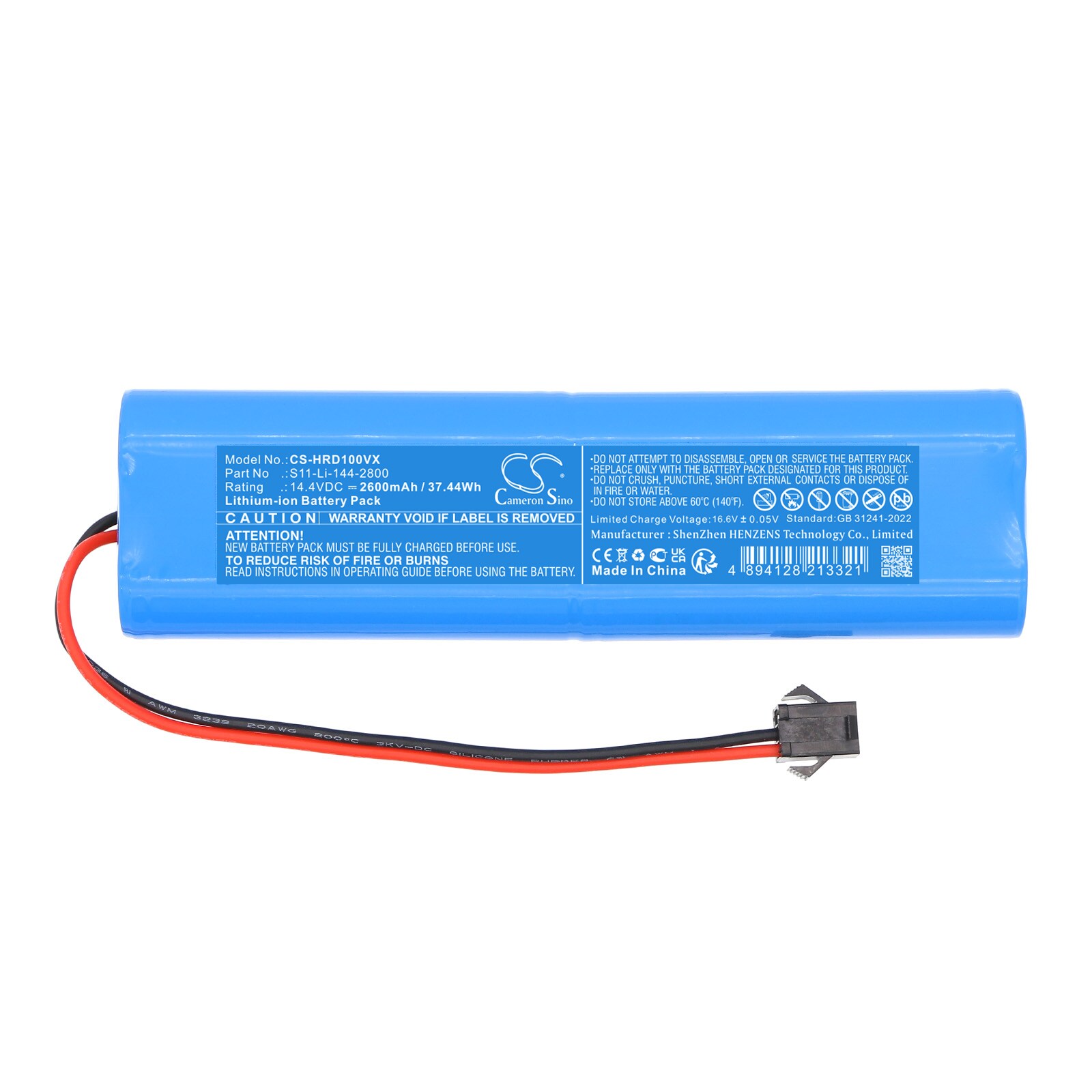 Batteri till Vakuum för Haier D100S
