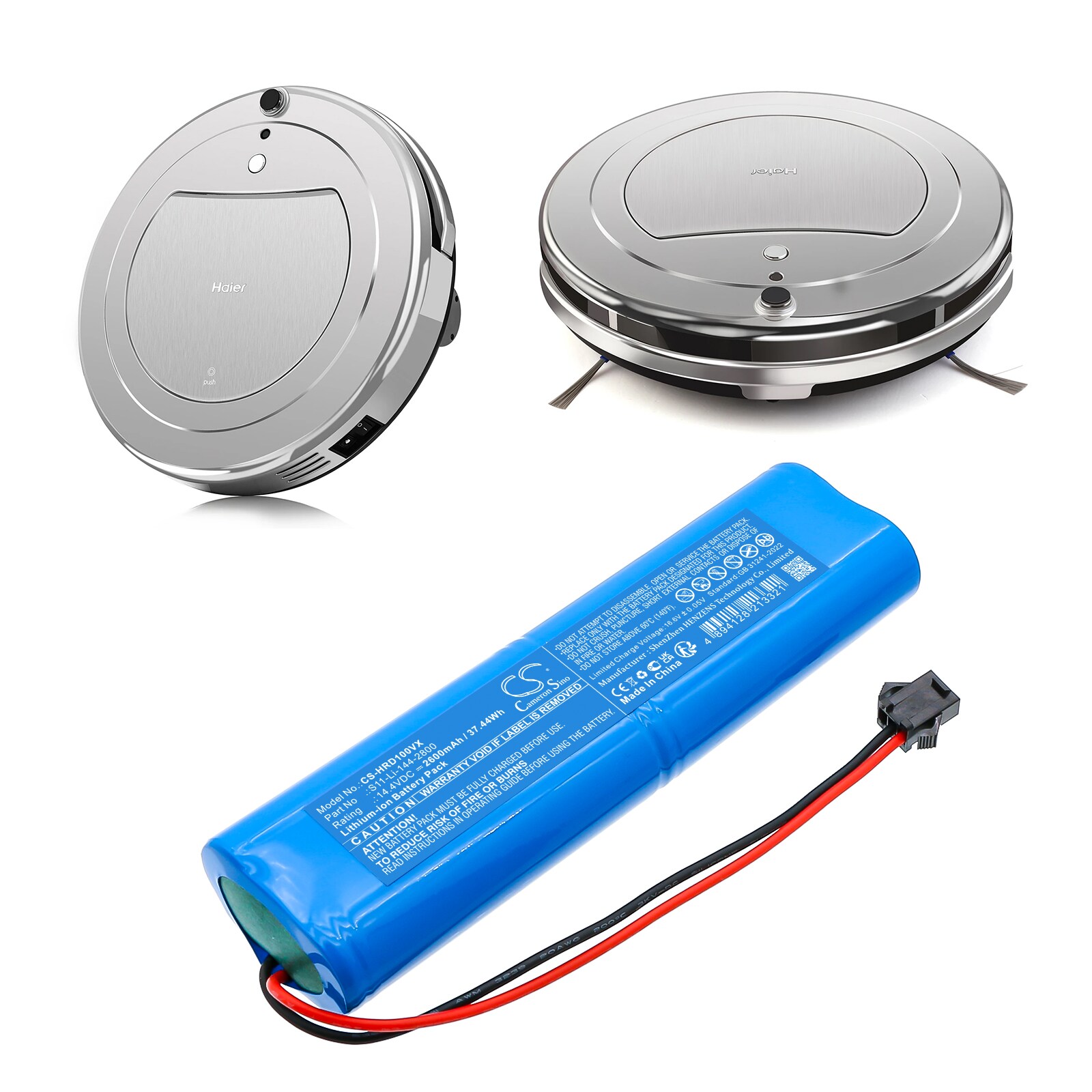 Batteri till Vakuum för Haier D100S