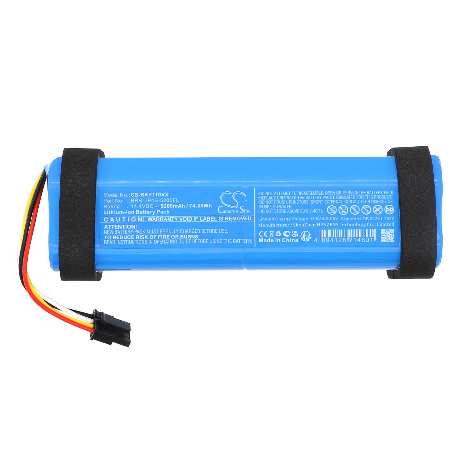 Batteri till Vakuum för Roborock A8600RR, P10 Pro, Q5 Pro m.fl.