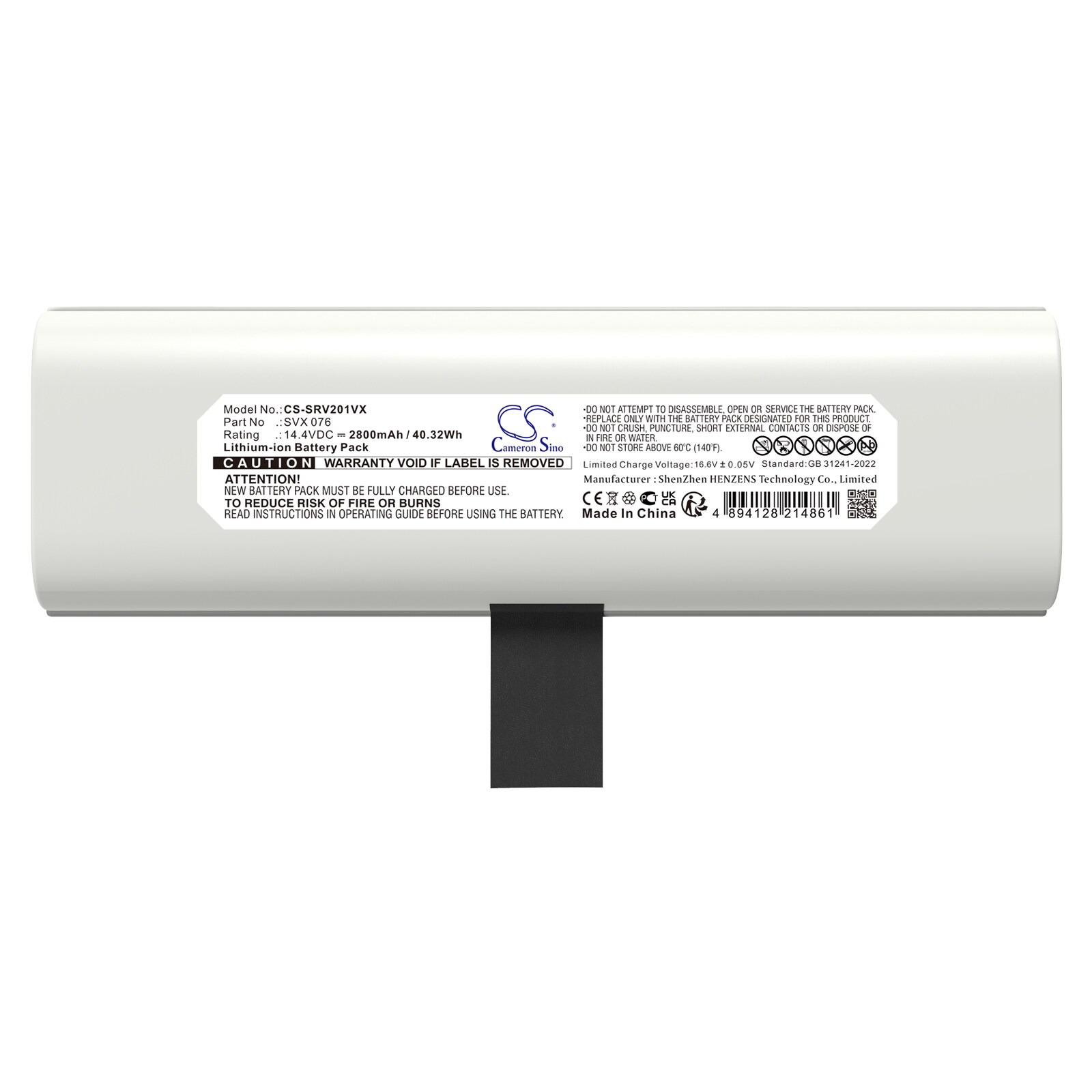Batteri till Vakuum för Sencor SRV 2010TI