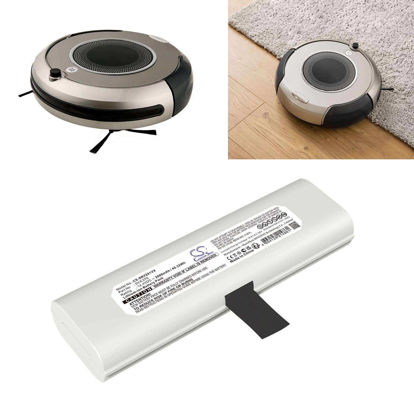 Batteri till Vakuum för Sencor SRV 2010TI