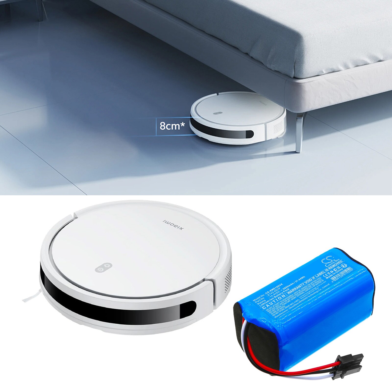 Batteri till Vakuum för Xiaomi E10, E10C, Robot Vacuum E10 m.fl.