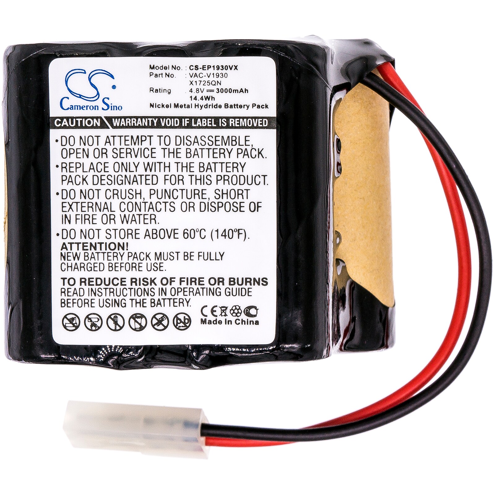 Batteri till Vakuum för Euro Pro Shark V1700Z, Shark V1930, X1725QN