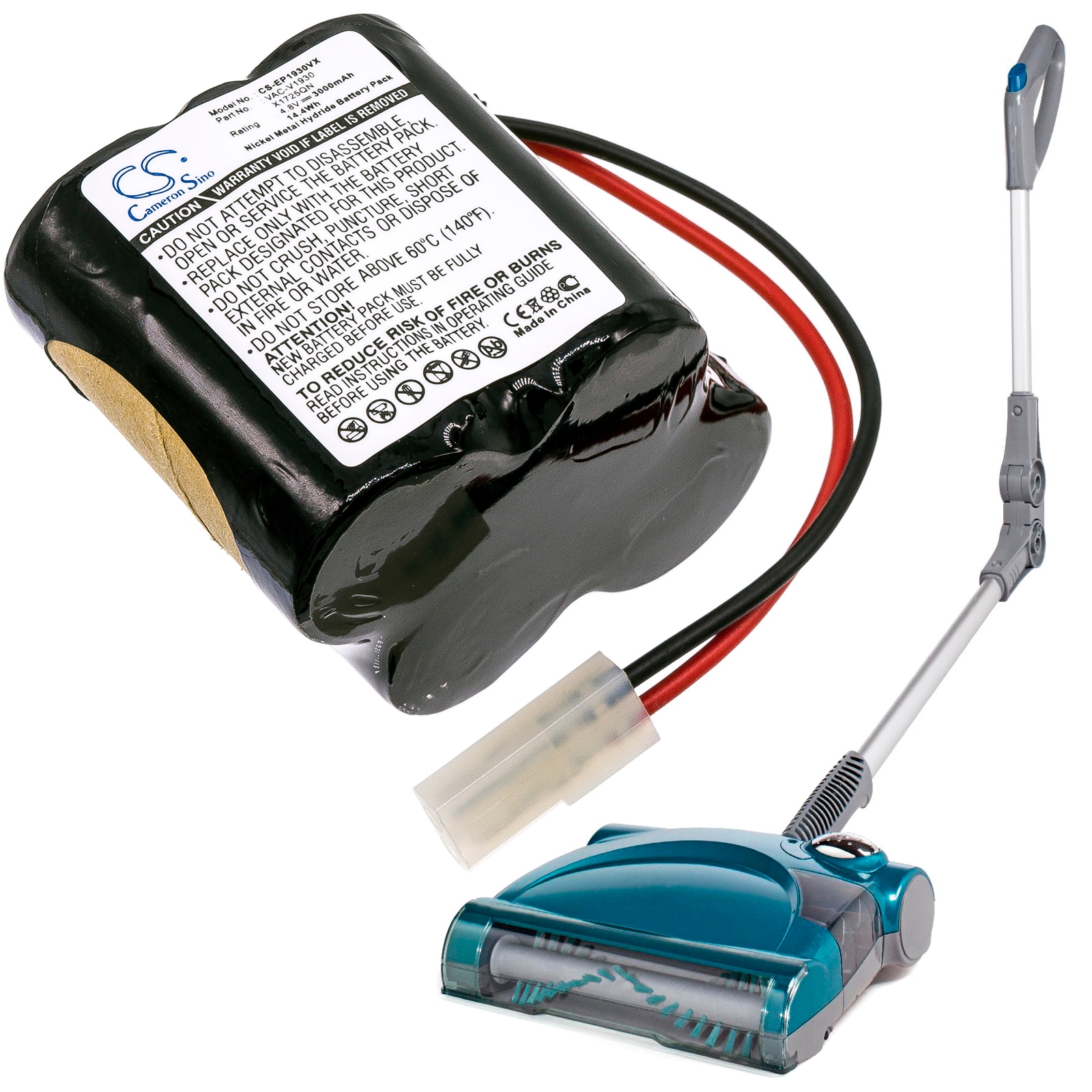 Batteri till Vakuum för Euro Pro Shark V1700Z, Shark V1930, X1725QN