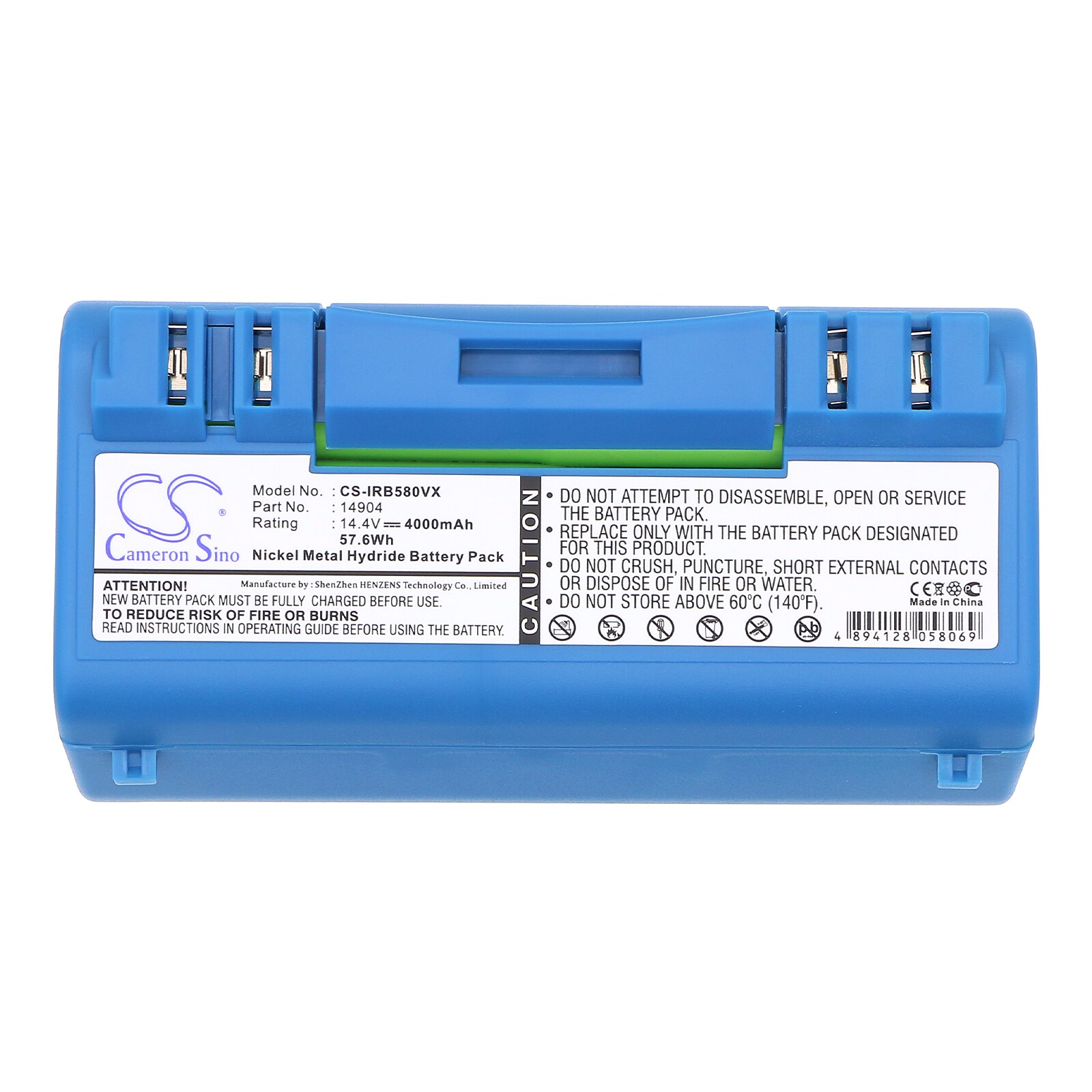 Batteri till Vakuum för iRobot Scooba 5800, Scooba 5900, Scooba 5910 m.fl.