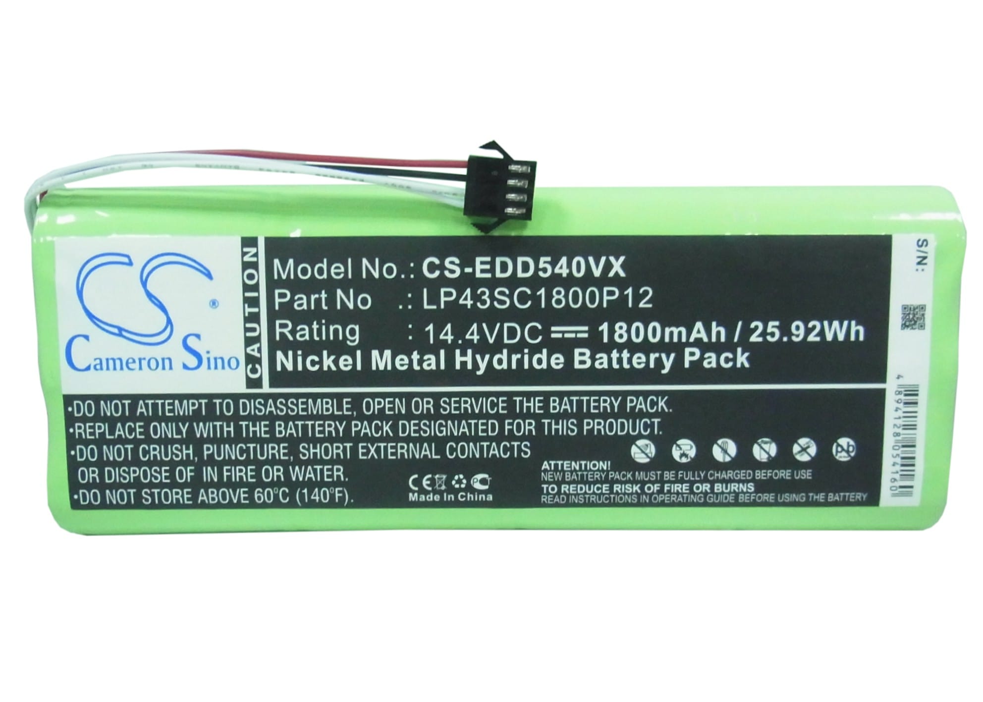 Batteri till Vakuum för Ecovacs Deebot D523, Deebot D540, Deebot D550 m.fl.
