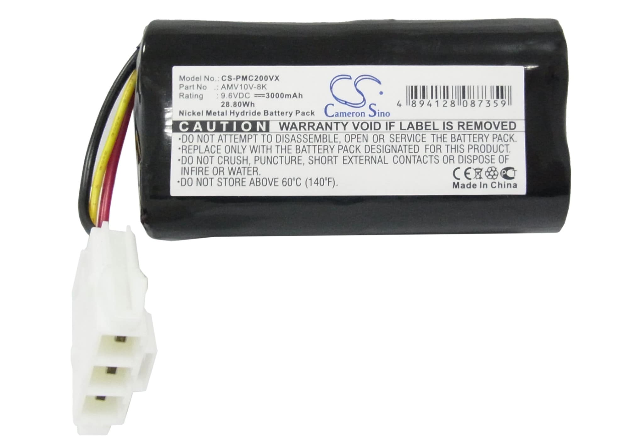 Batteri till Vakuum för Panasonic MC-B10P, MC B 20 J, MC-B20JP m.fl.