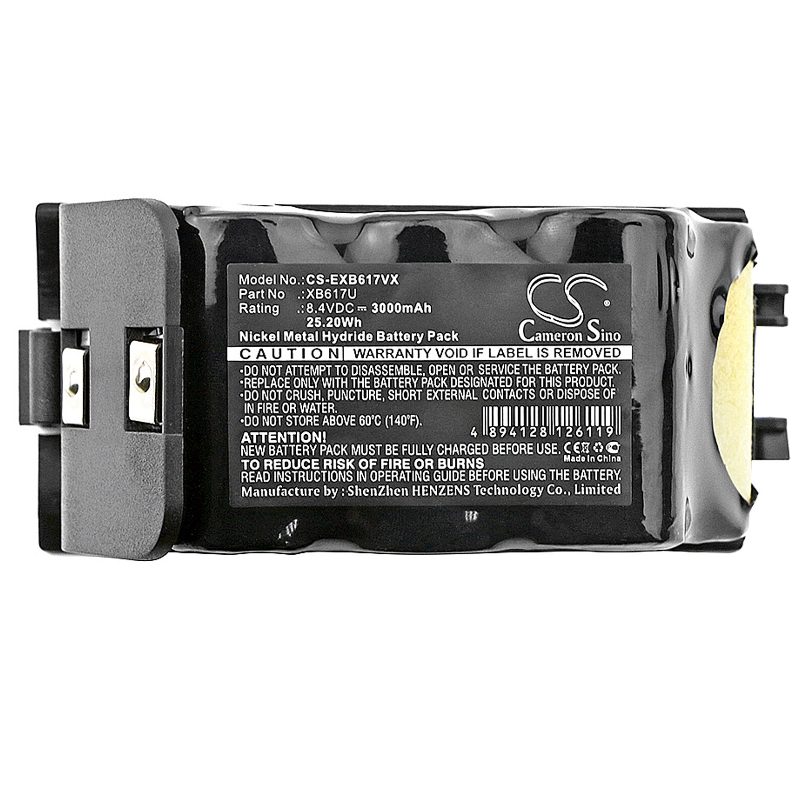 Batteri till Vakuum för Euro Pro XB617U
