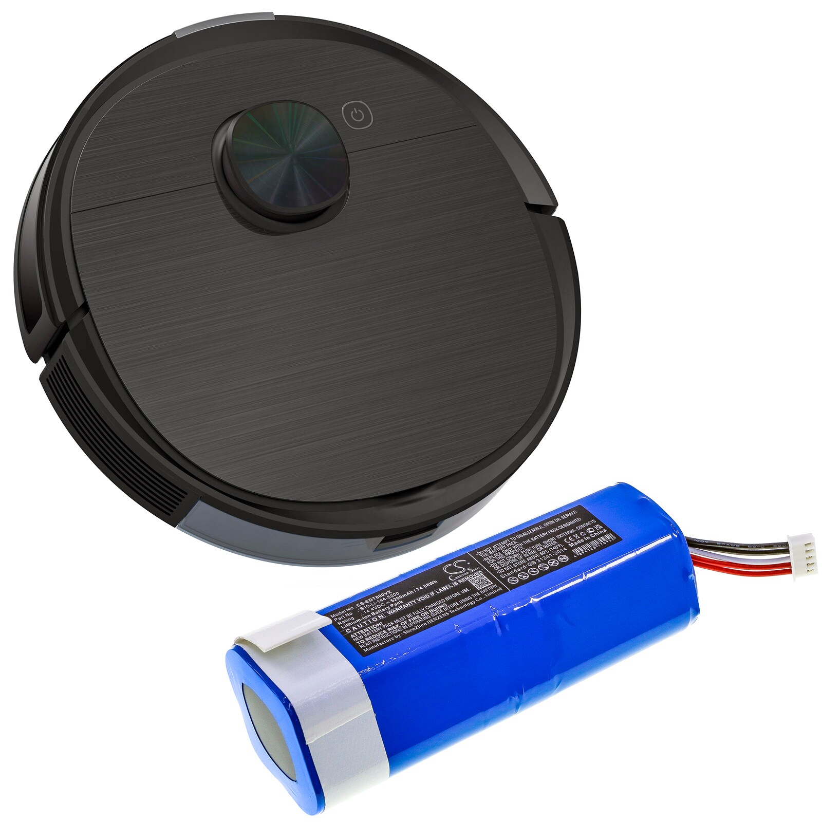 Batteri till Vakuum för Yeedi Vac Robot Vacuum, Vac Max Robot Vacuum m.fl.