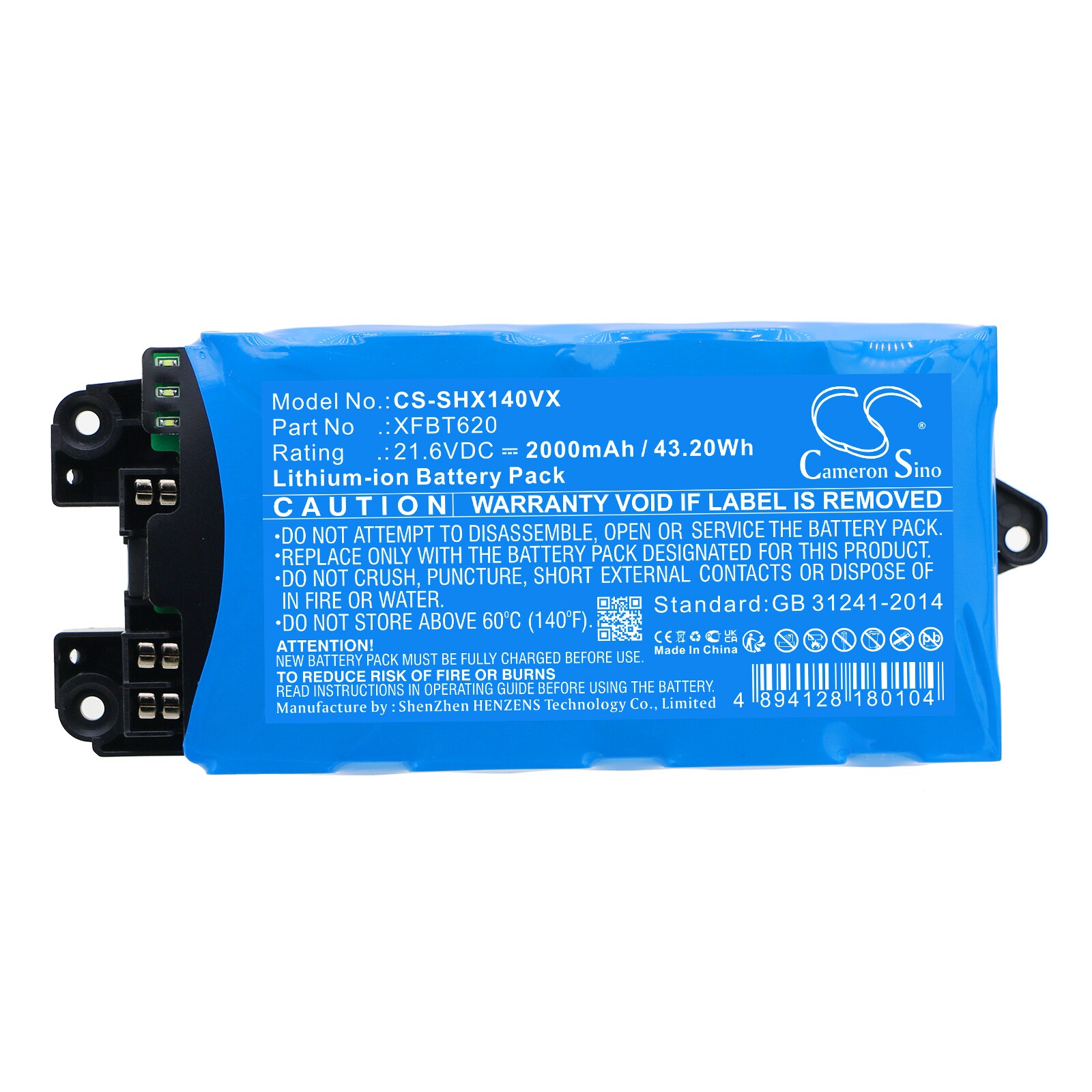 Batteri till Vakuum för Shark IX140, IX141, IZ141 m.fl.