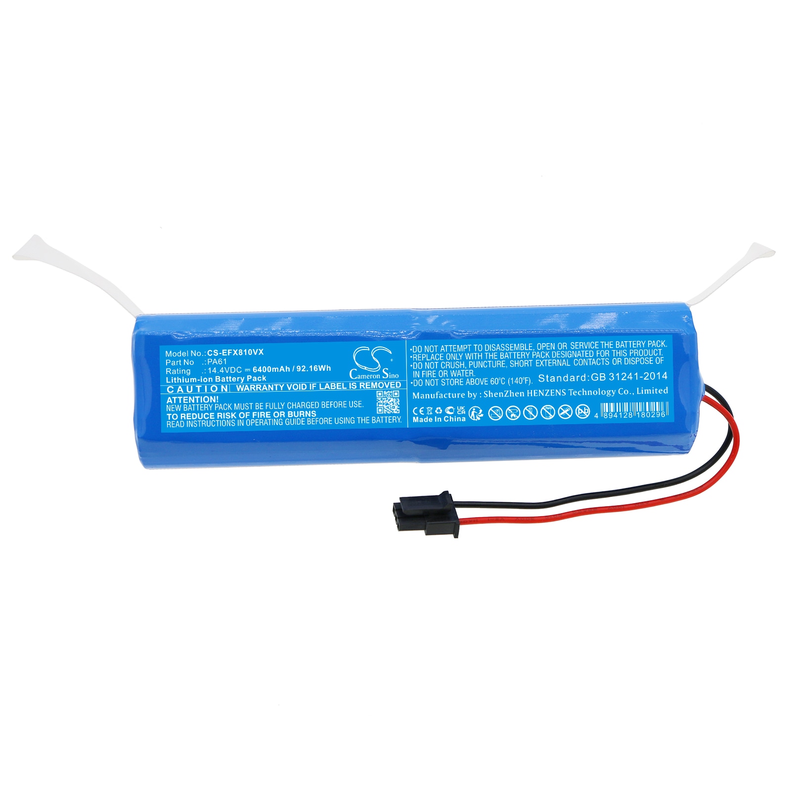 Batteri till Vakuum för Eufy RoboVac X8, RoboVac X8 Hybrid, RoboVac X8 White m.fl.
