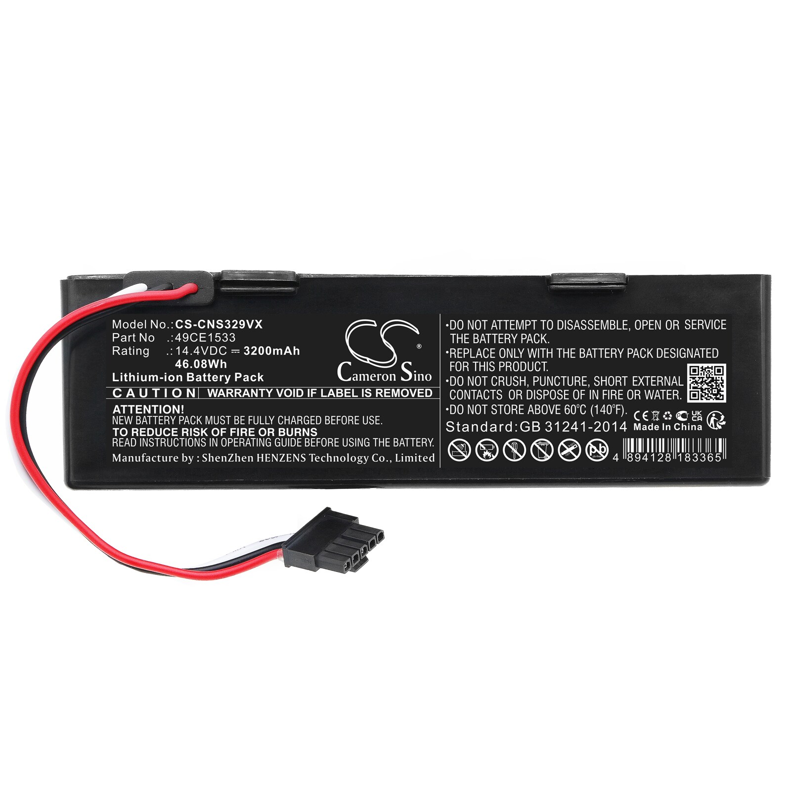Batteri till Vakuum för CECOTEC CONGA 3290, CONGA 3390, CONGA 3490 m.fl.
