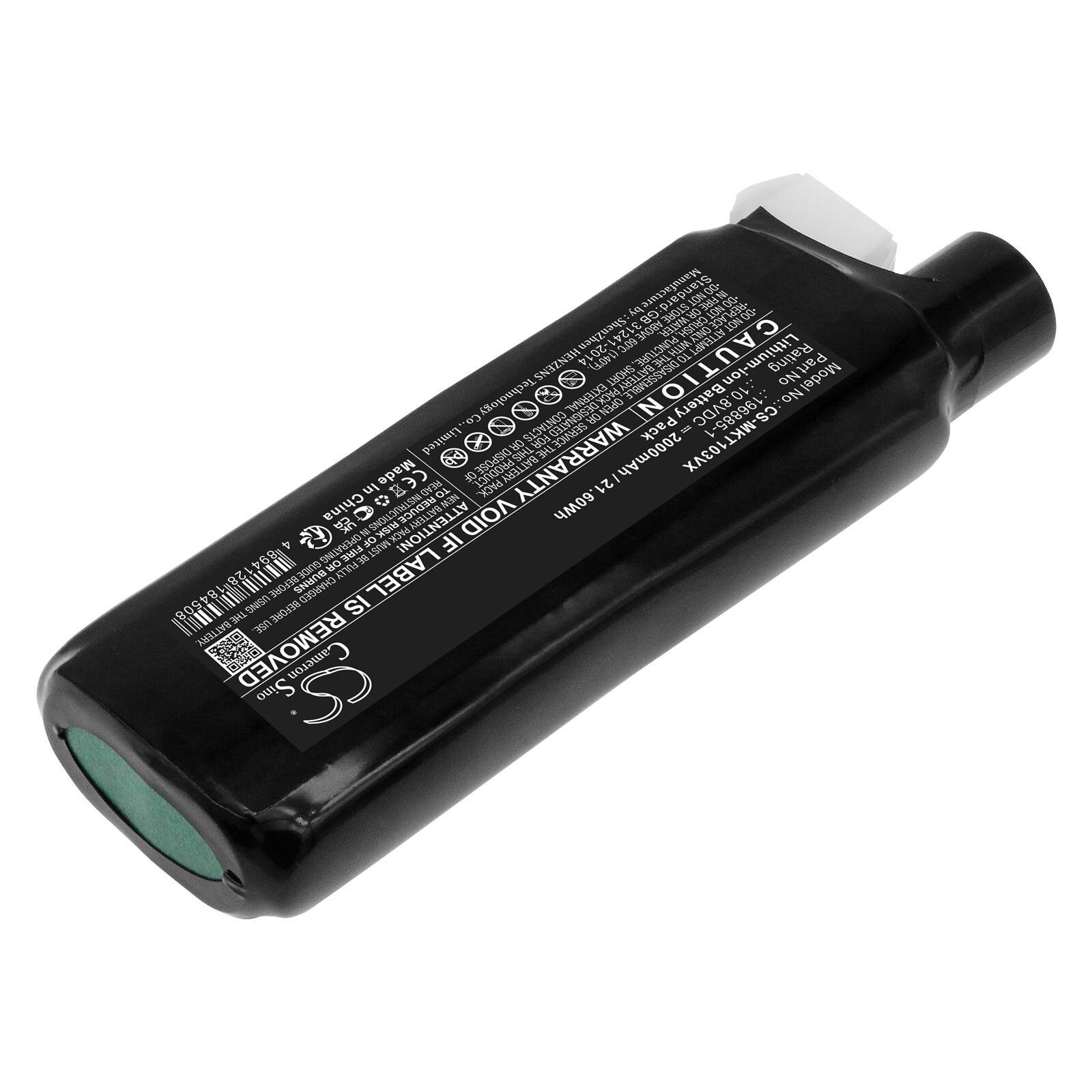Batteri till Vakuum för Makita CL103D, CL103DW, CL103DX m.fl.