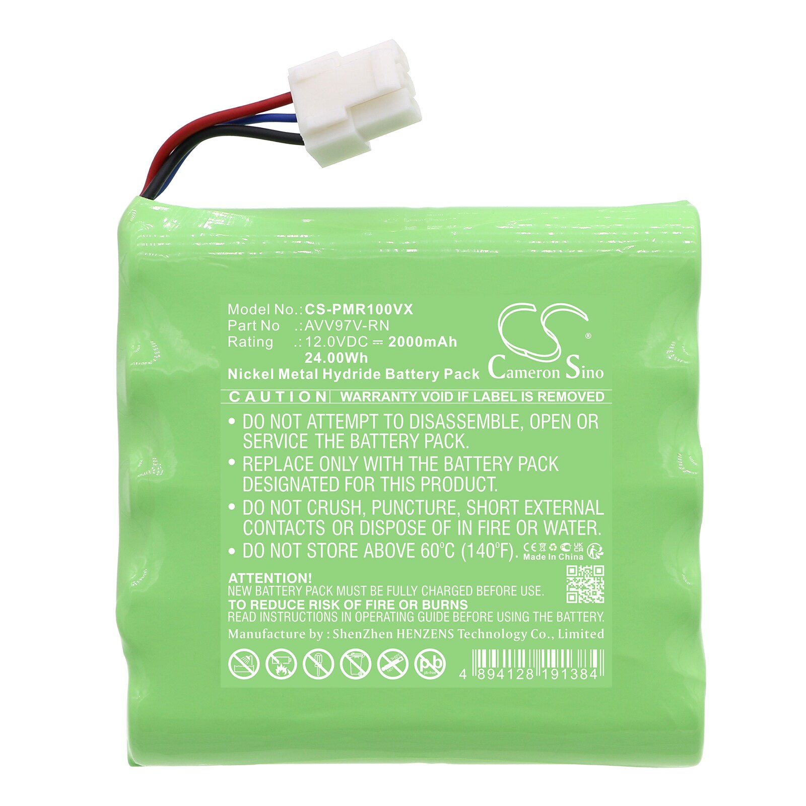 Batteri till Vakuum för Panasonic MC-RM10-W, Rollan MC-RM10