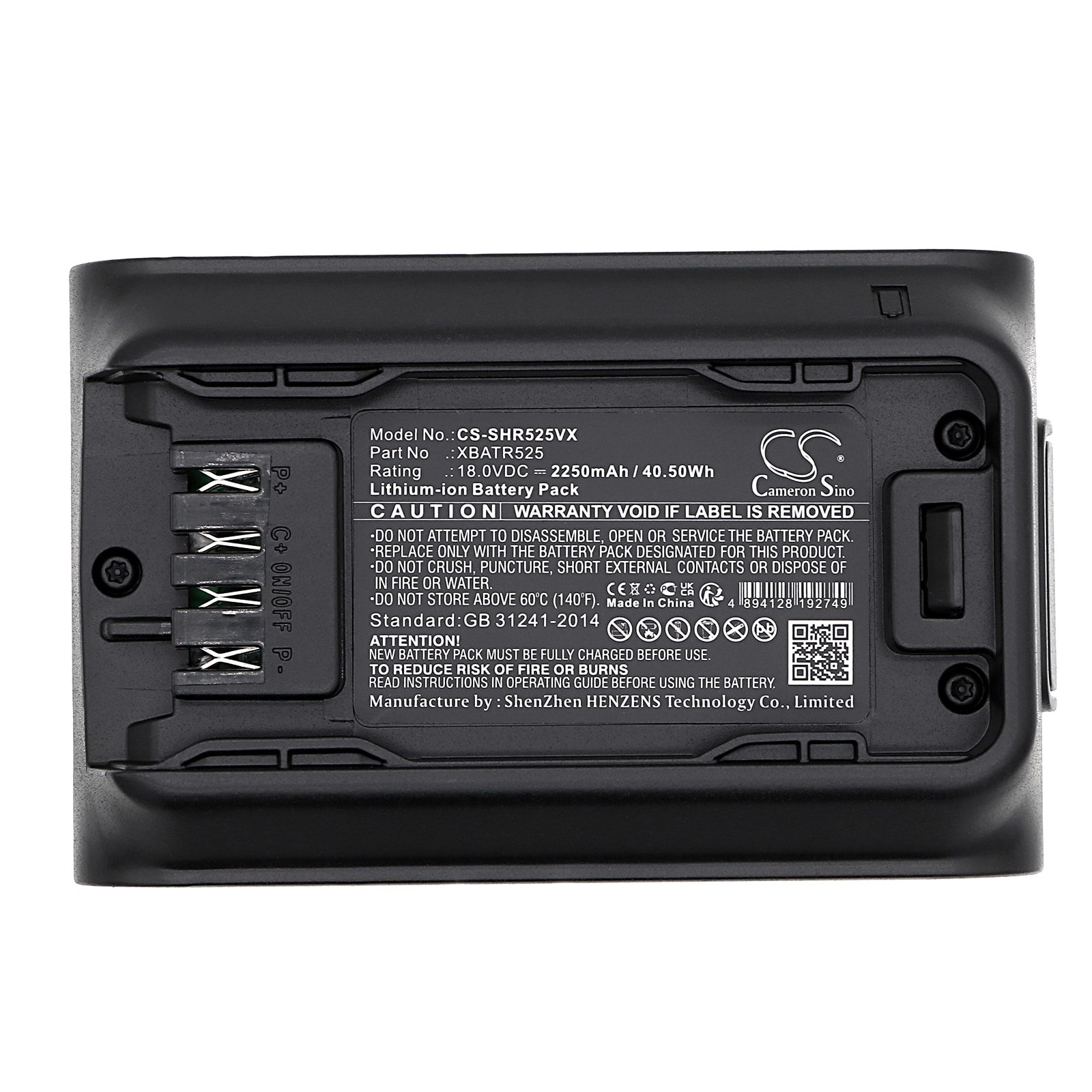 Batteri till Vakuum för Shark Detect Pro, IW1120, IW1120C m.fl.