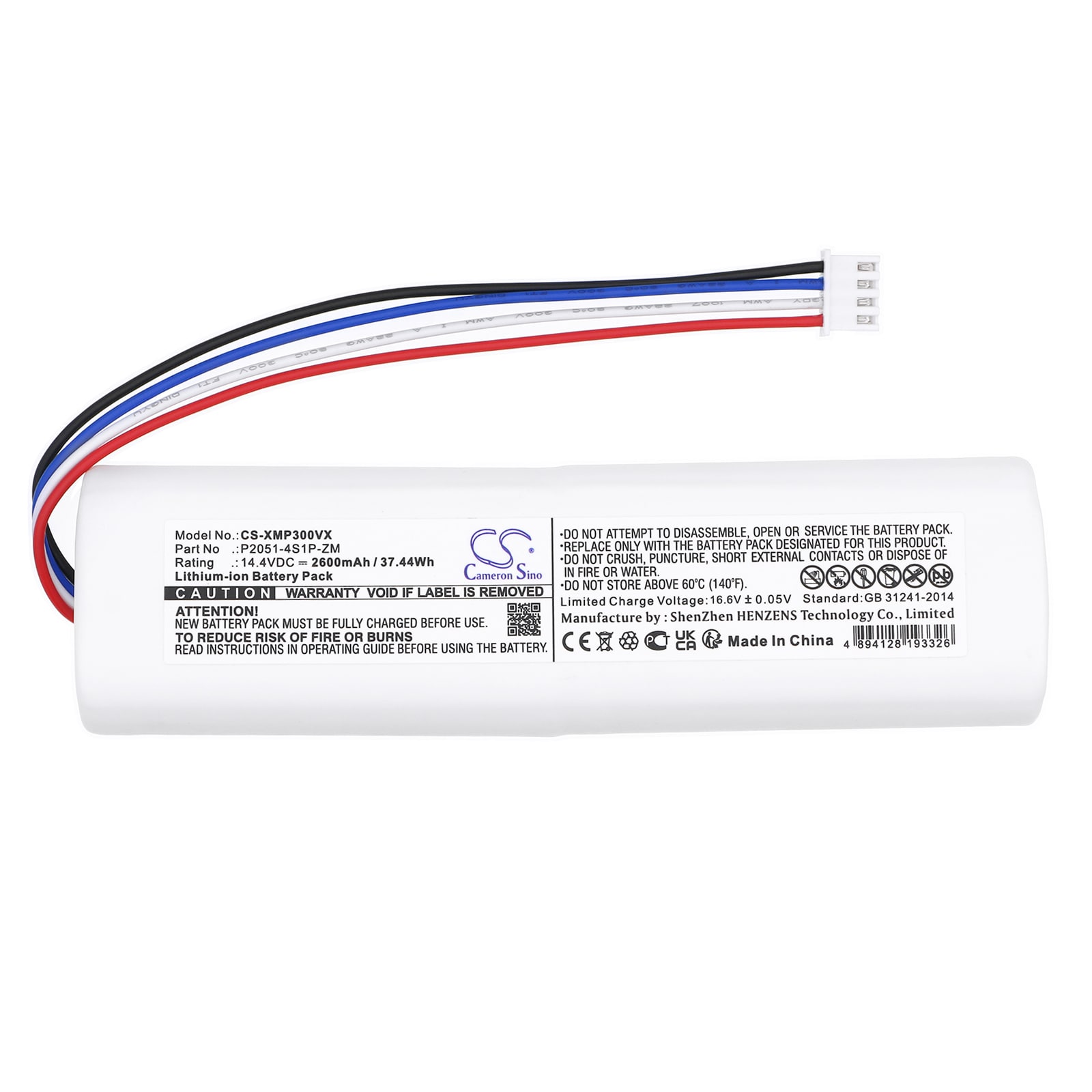 Batteri till Vakuum för Xiaomi BHR5055EU, Mi Robot Vacuum Mop 2, STYTJ03ZHM
