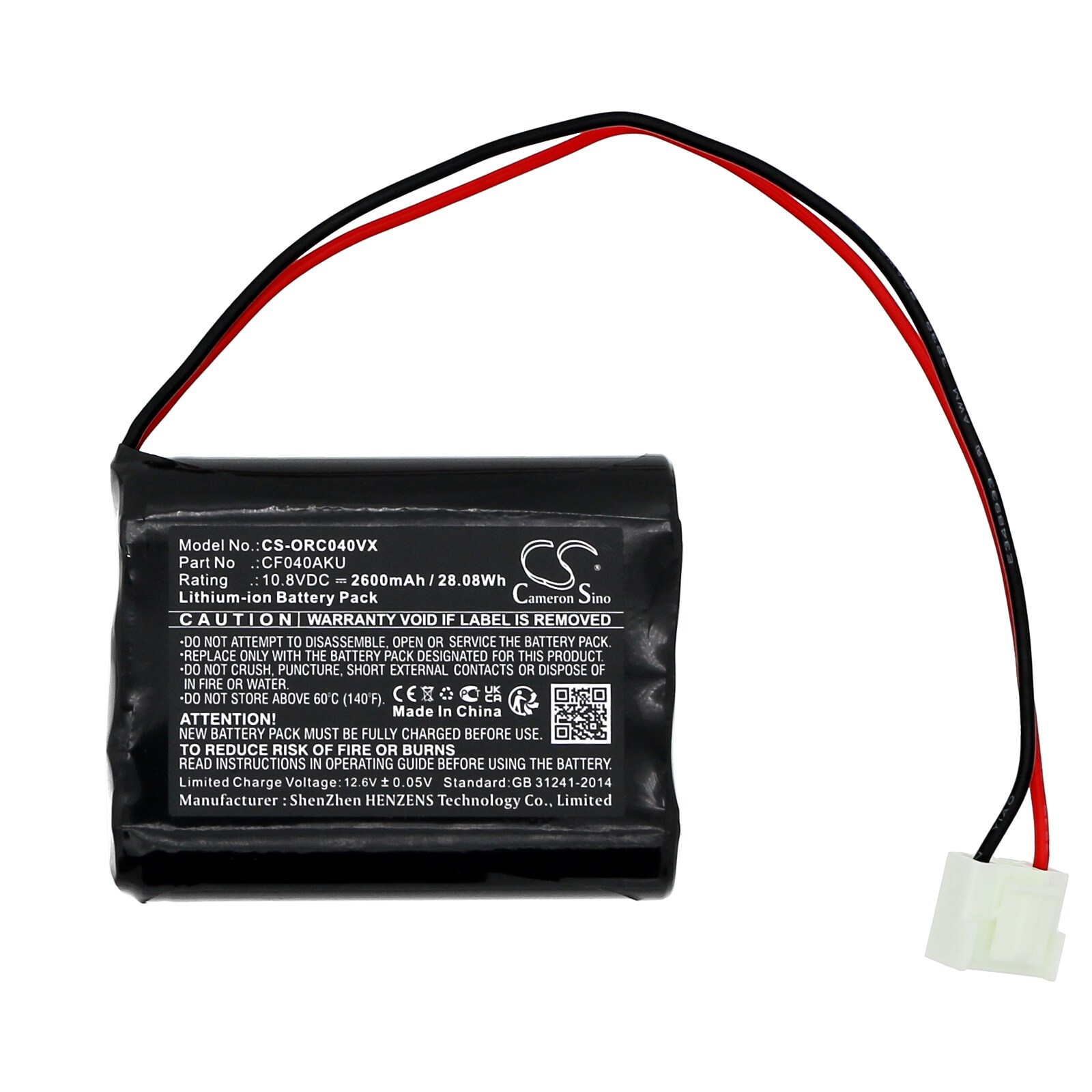 Batteri till Vakuum för ORCA 040