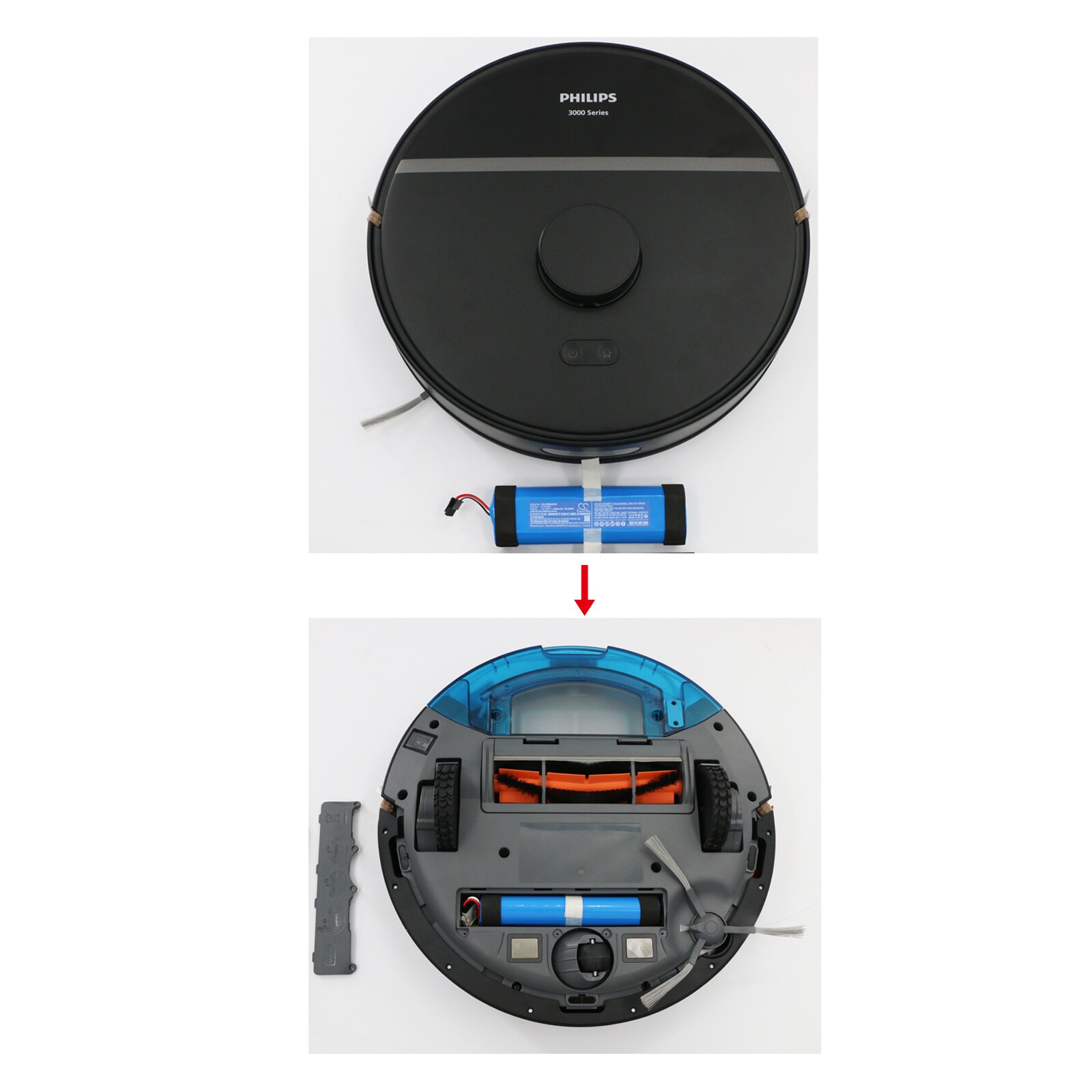 Batteri till Vakuum för Philips XU3110/02, XU3110/01, HomeRun 3000