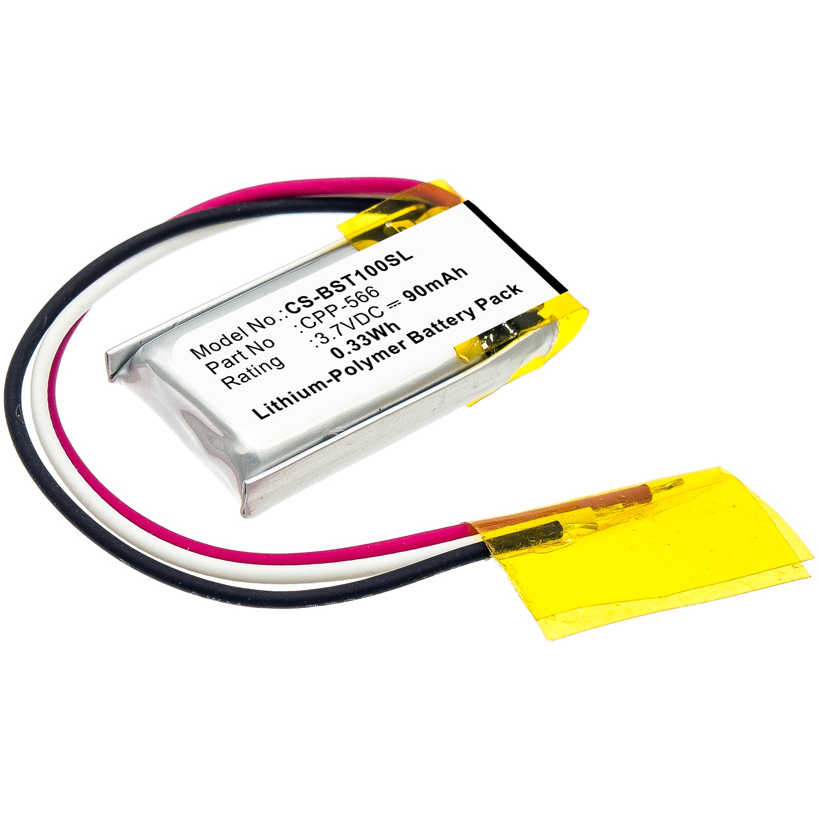 Batteri till Trådlöst headset för Beats Powerbeats 2, Powerbeats 3, PB2 m.fl.