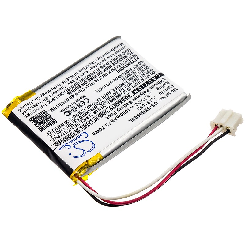 Batteri till Trådlöst headset för Sony MDR-XB950N1, WH-CH700N, SRS-WS1 m.fl.