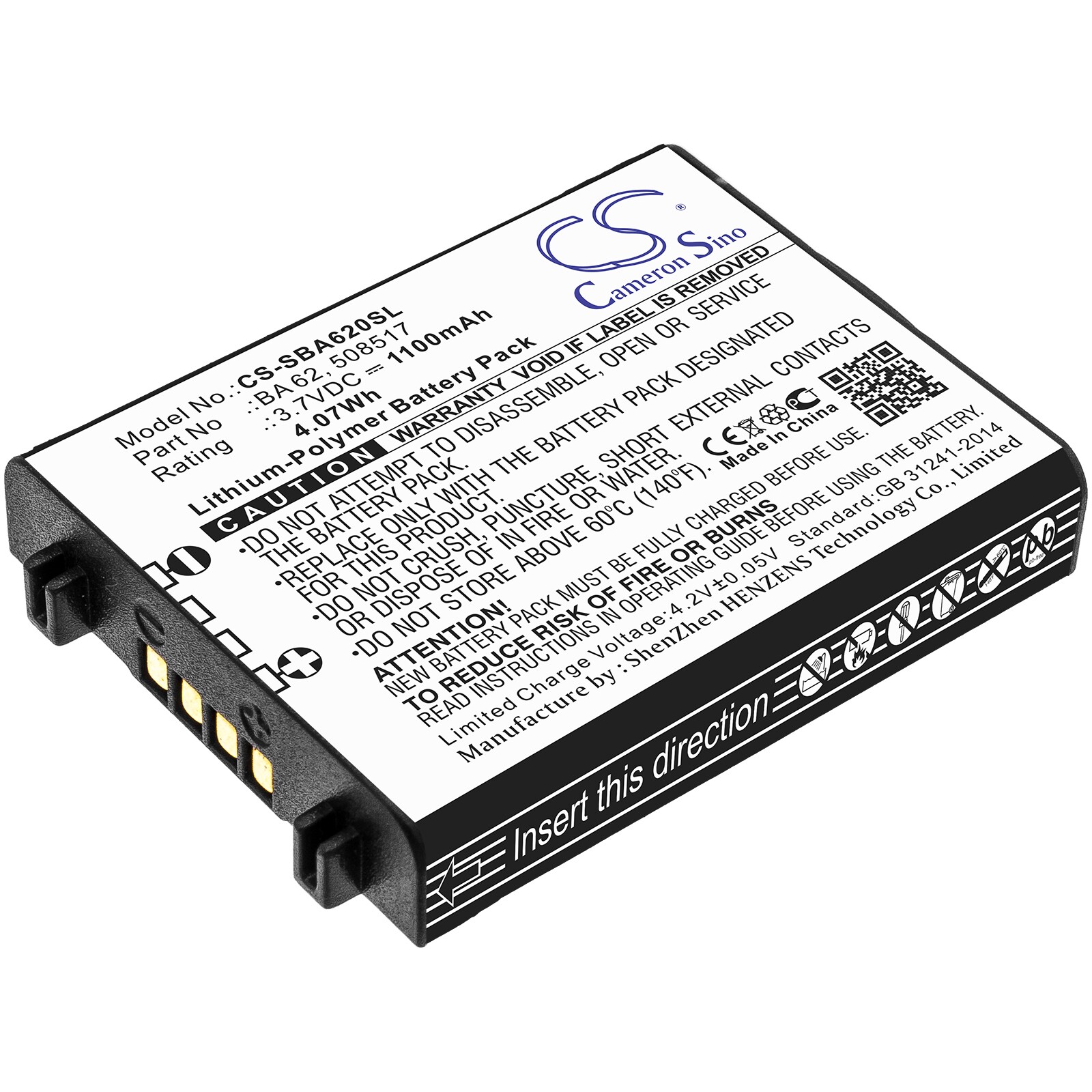 Batteri till Trådlöst headset för Sennheiser SK 6212, LM 6062, L 6000 m.fl.