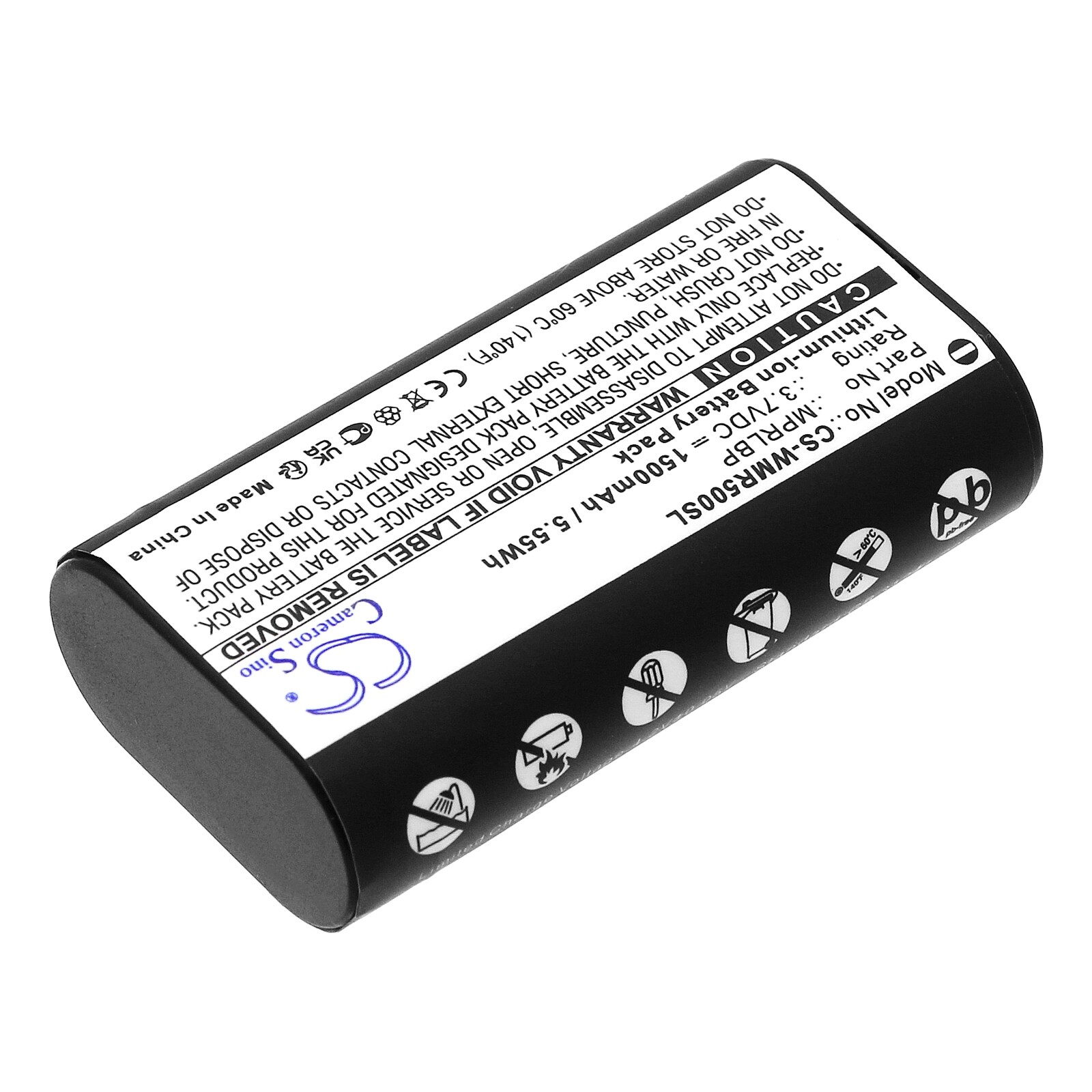 Batteri till Trådlöst headset för Wisycom MPR50-IEM, MPR30-ENG, MTP60 m.fl.