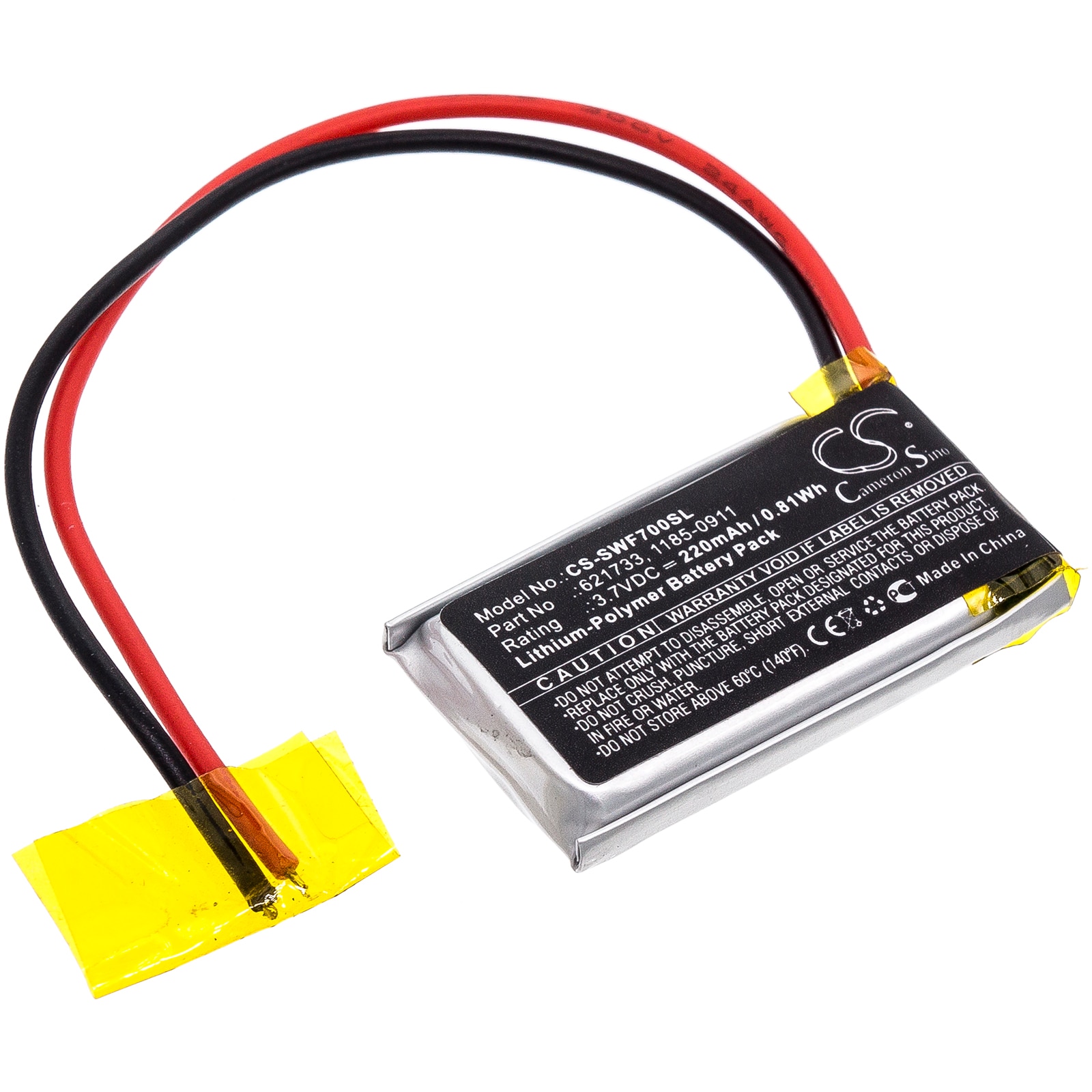 Batteri till Trådlöst headset för Sony WF-XB700 Charging Case, WF-SB700 Charging Case m.fl.