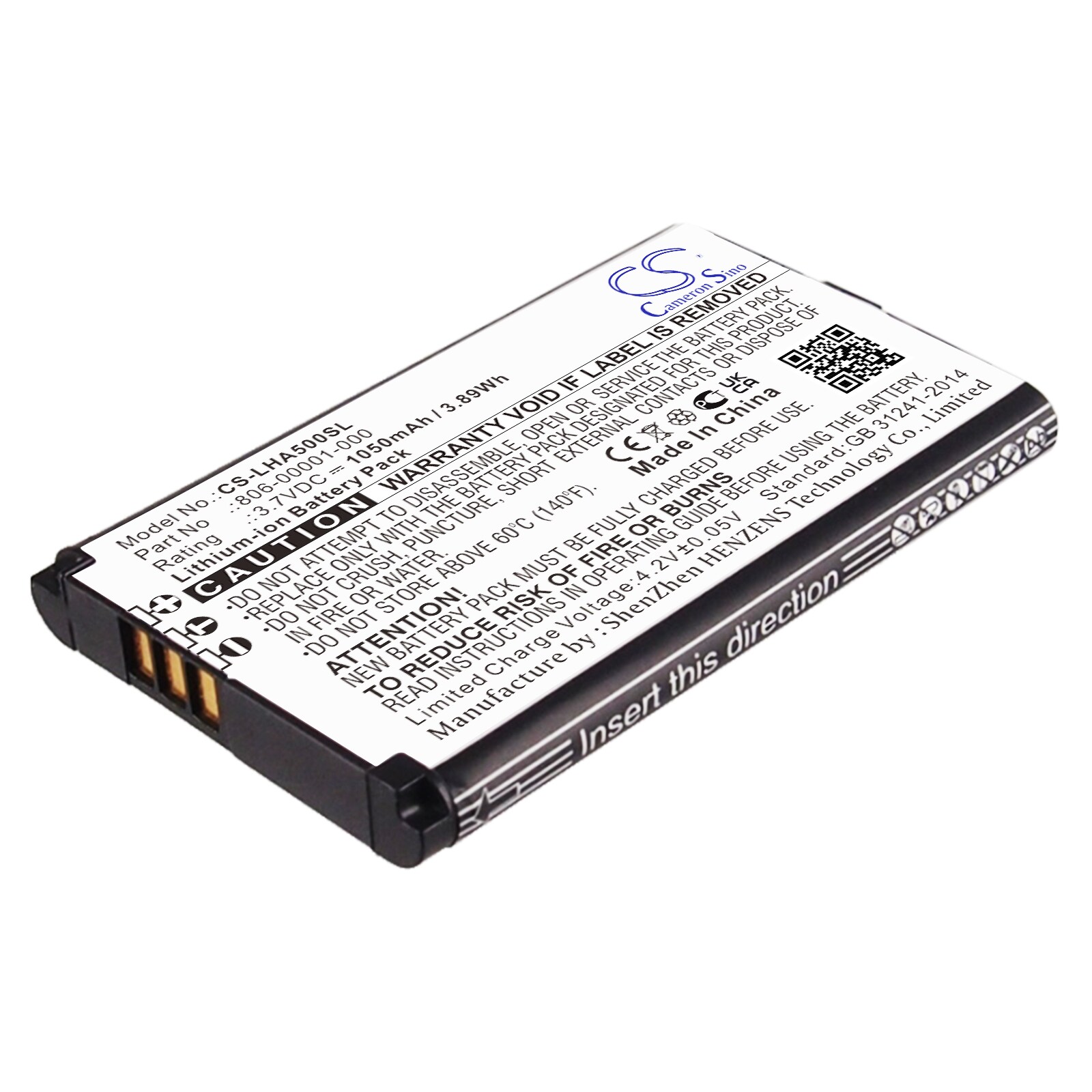 Batteri till Trådlöst headset för Lightspeed Aviation, Tango, A500