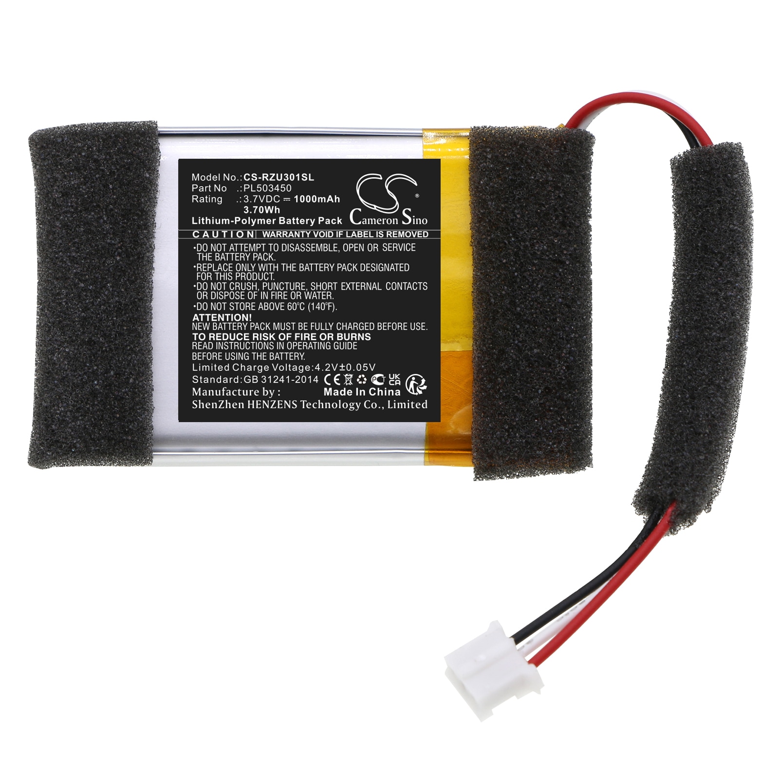 Batteri till Trådlöst headset för Razer Nari Ultimate, RZ04-02670100-R3U1