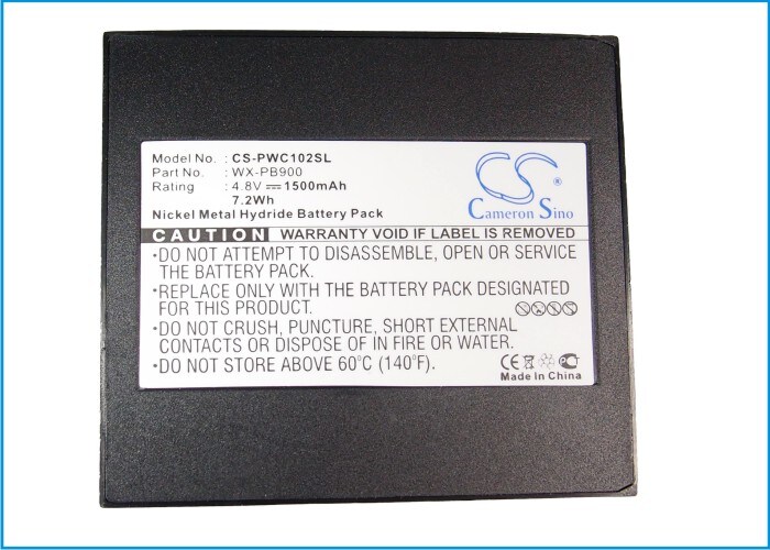 Batteri till Trådlöst headset för Panasonic WX-C1020, WX-C920, PB-900I