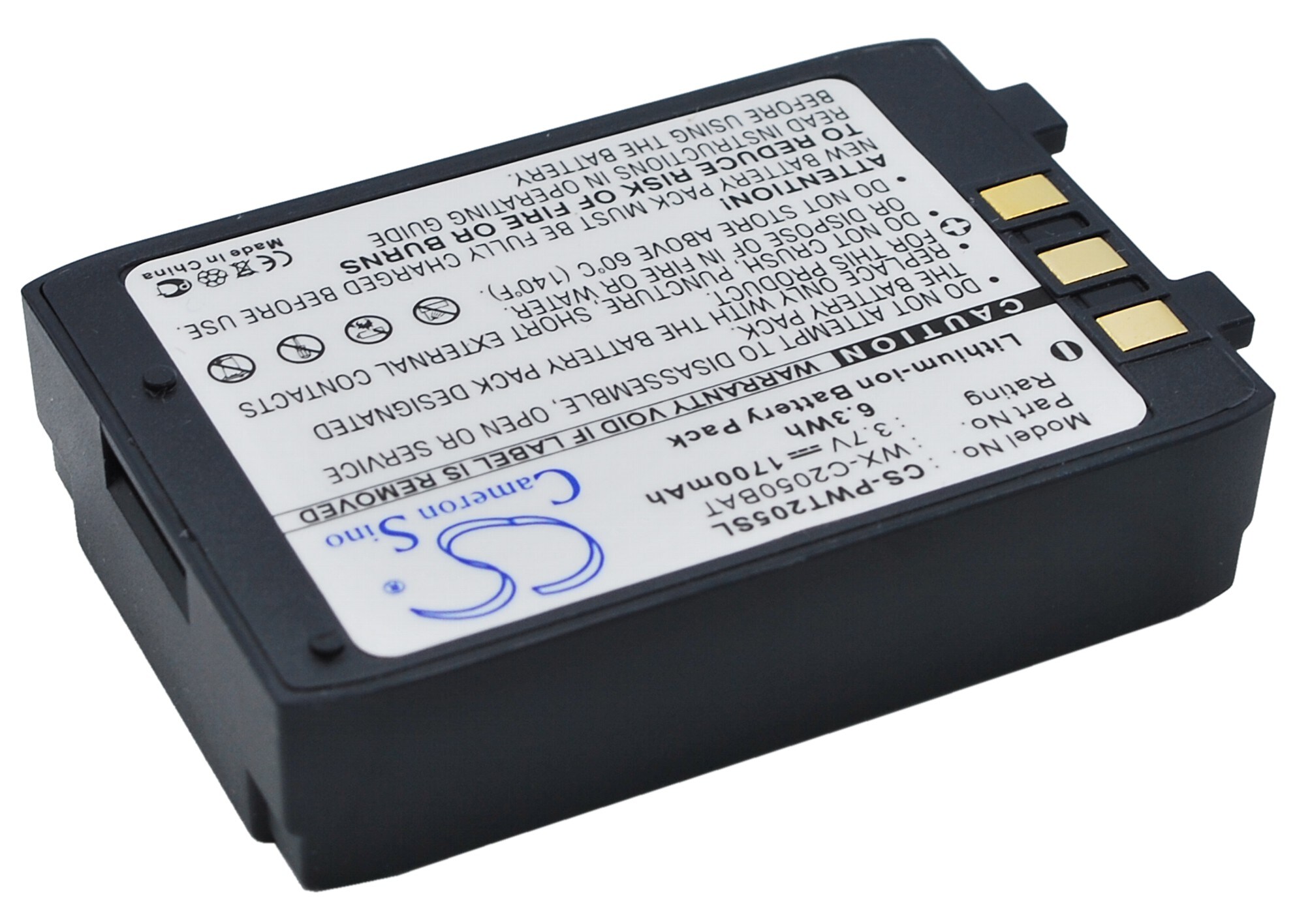 Batteri till Trådlöst headset för Panasonic WX-CT2050, Attune Aio 2050, WX-CH2050 m.fl.