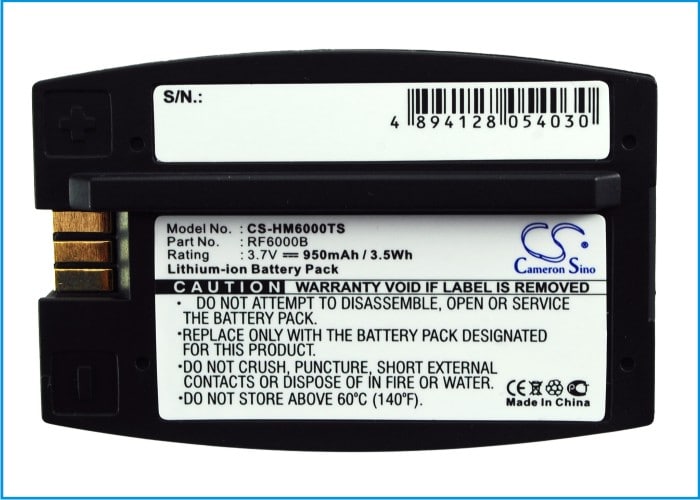 Batteri till Trådlöst headset för HME 6000 I.Q, Blue, RFT m.fl.
