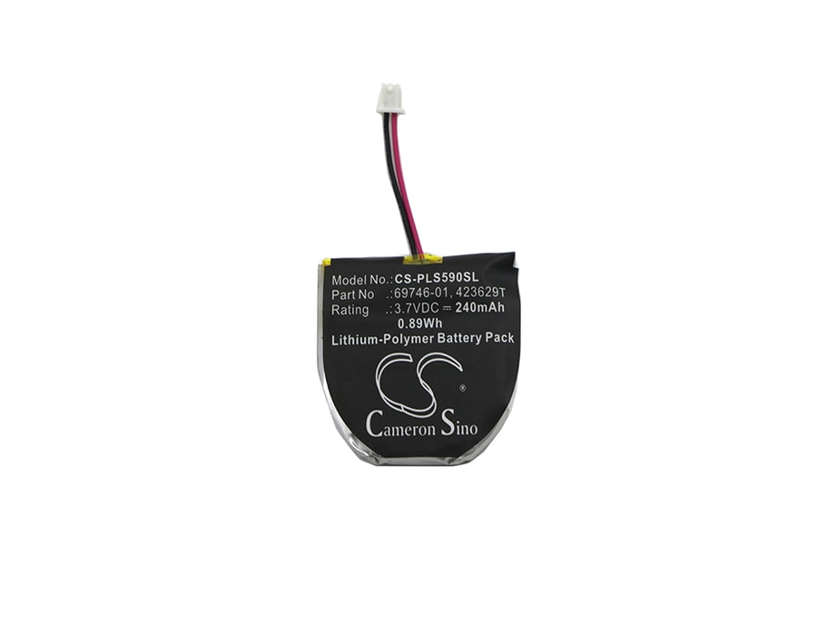 Batteri till Trådlöst headset för Plantronics Pulsar 590, Pulsar 590A, Pulsar 590E
