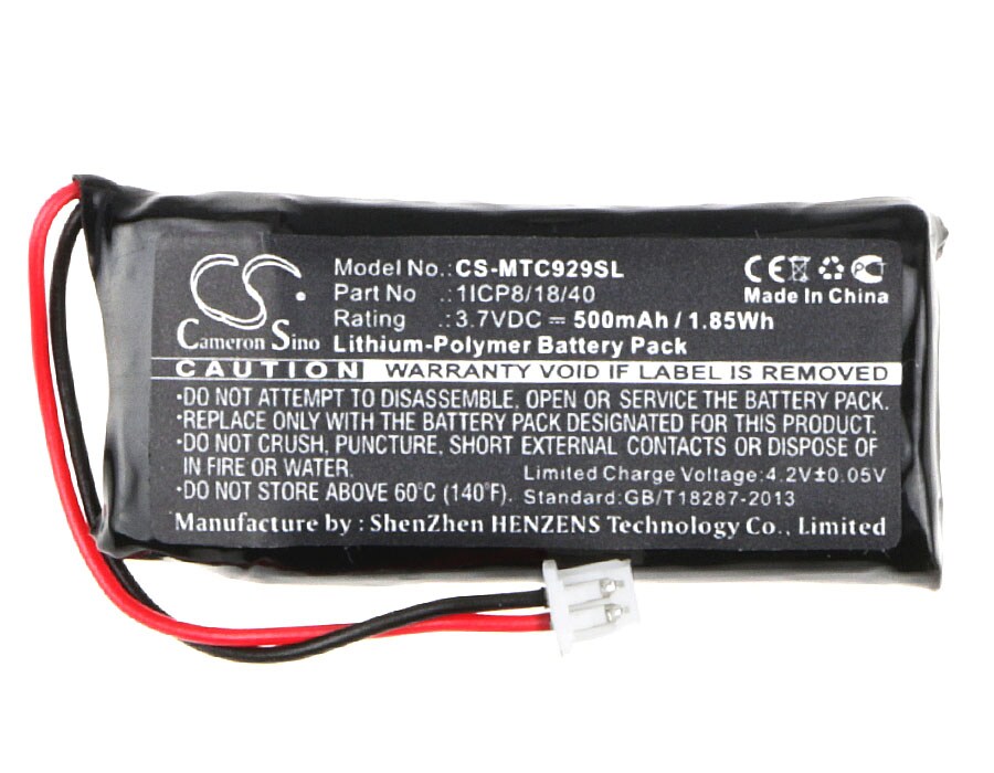 Batteri till Trådlöst headset för Midland BT City, C929.01