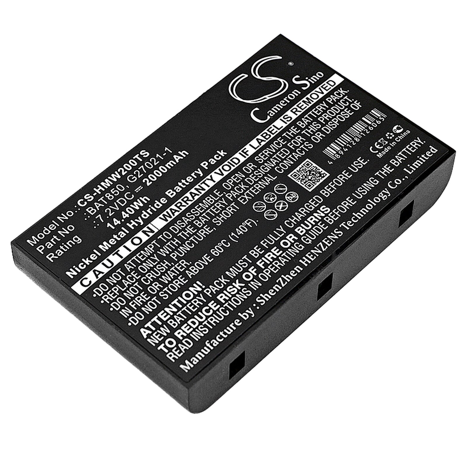 Batteri till Trådlöst headset för HME MB Base Stations, WS200, Pro 850 Intercom m.fl.