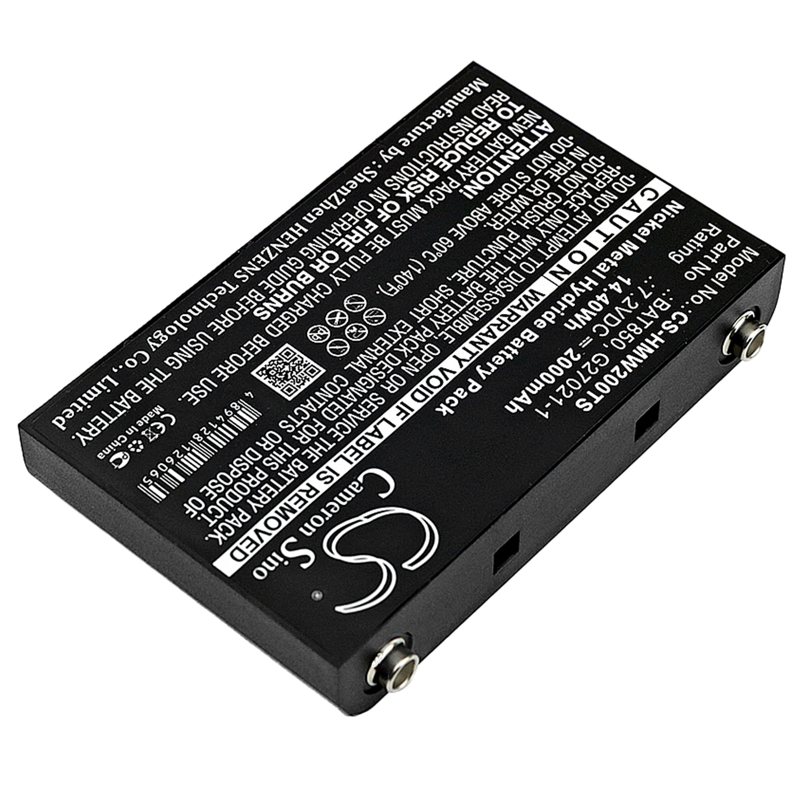 Batteri till Trådlöst headset för HME MB Base Stations, WS200, Pro 850 Intercom m.fl.