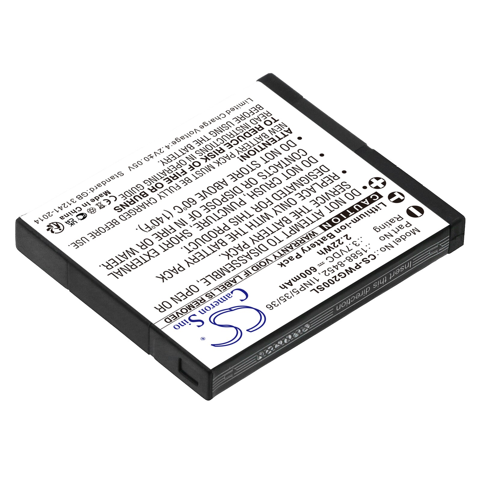 Batteri till Trådlöst headset för Panasonic RP-WFG20, RP-WFG20H, RP-WFG20E m.fl.