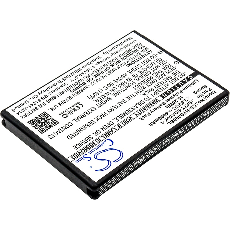 Batteri till Streckkodsläsare för Honeywell Scanpal EDA50K, Scanpal EDA40, EDA50 m.fl.