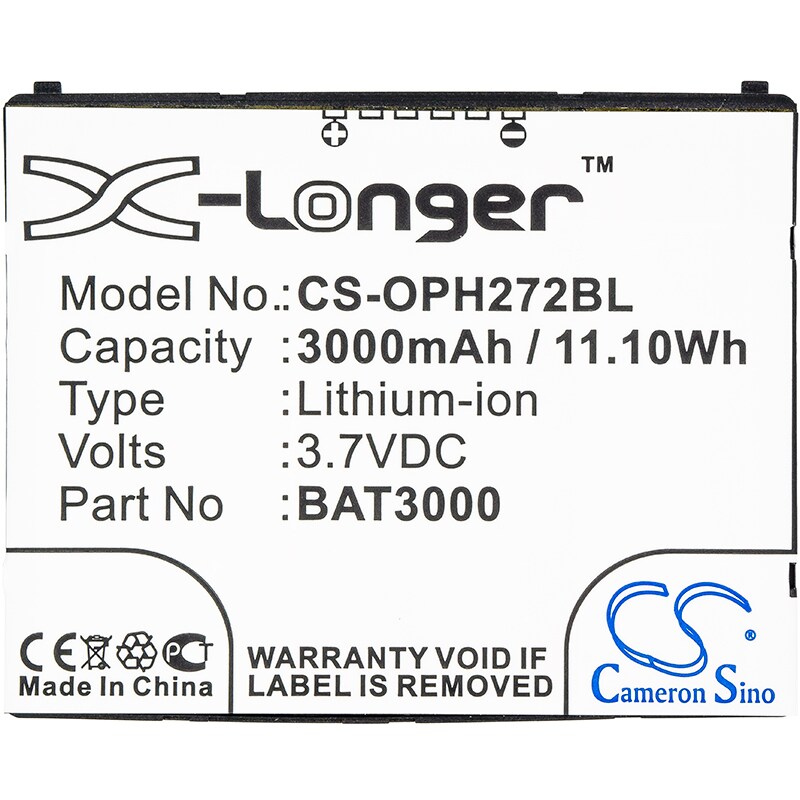 Batteri till Streckkodsläsare för Opticon H-27, H-27 1D, H-27 2D