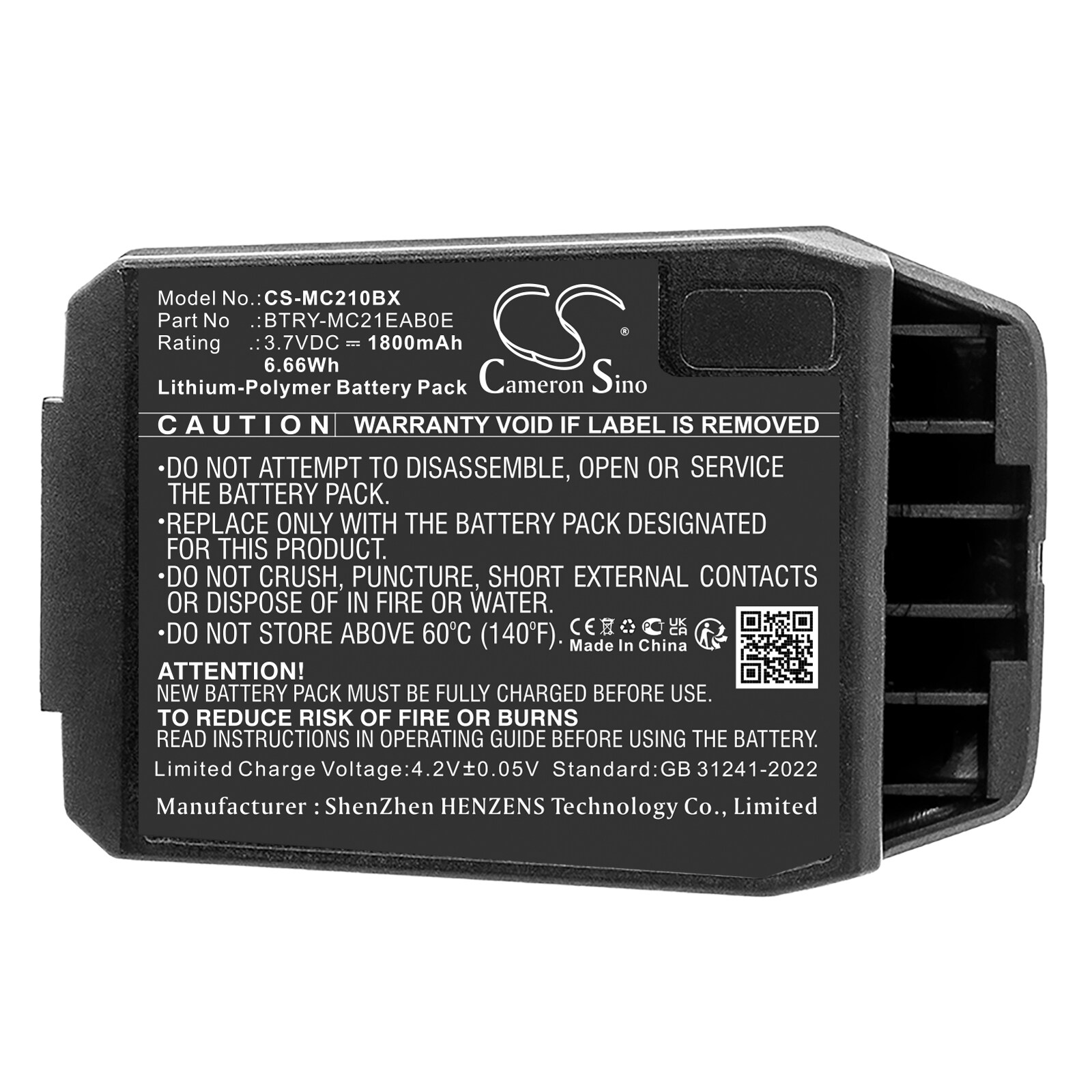 Batteri till Streckkodsläsare för Motorola MC21, MC2100, MC2180